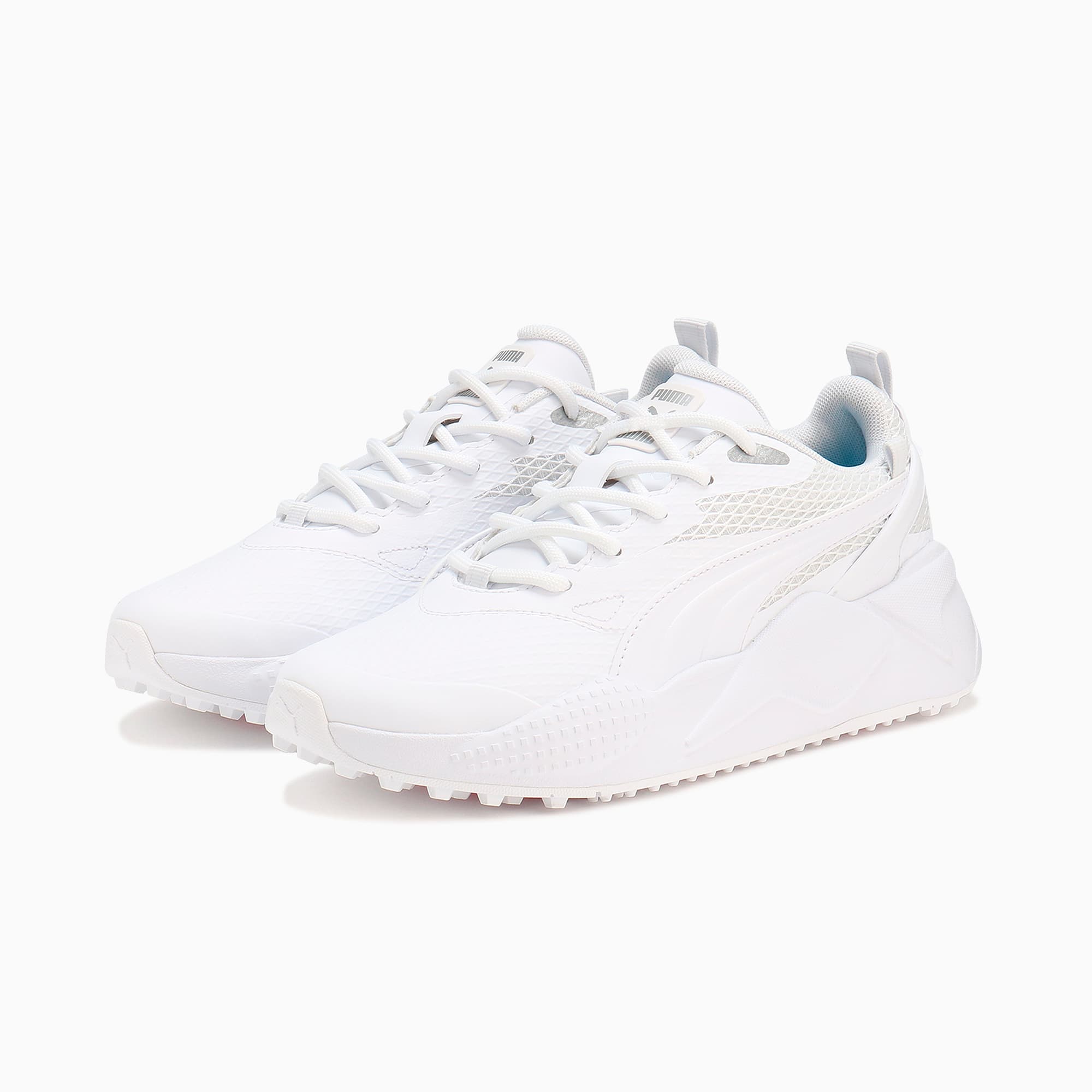 GS-X Efekt Women's Golf Shoes, PUMA White-PUMA White-Pale Pink, large
