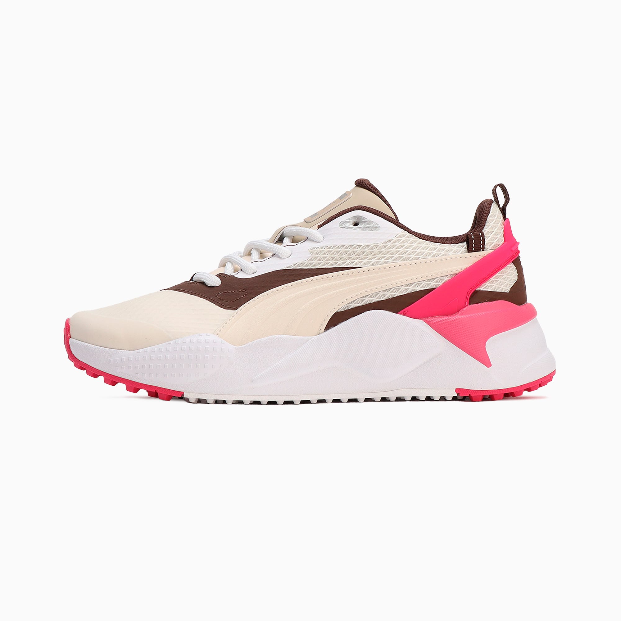 Puma ゴルフシューズ 黒/ピンク ゴルフシューズ スパイクレス プロアダプト アルファキャット