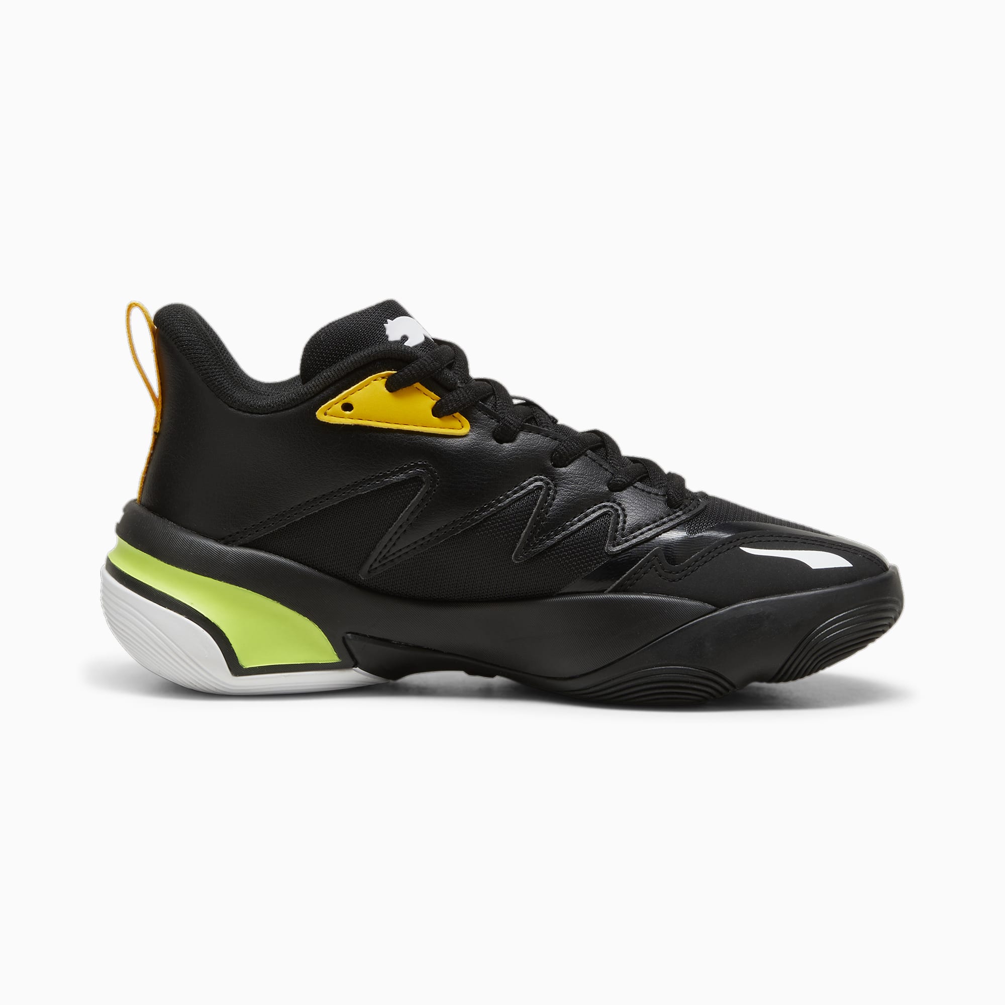 Youth black basketball shoes top