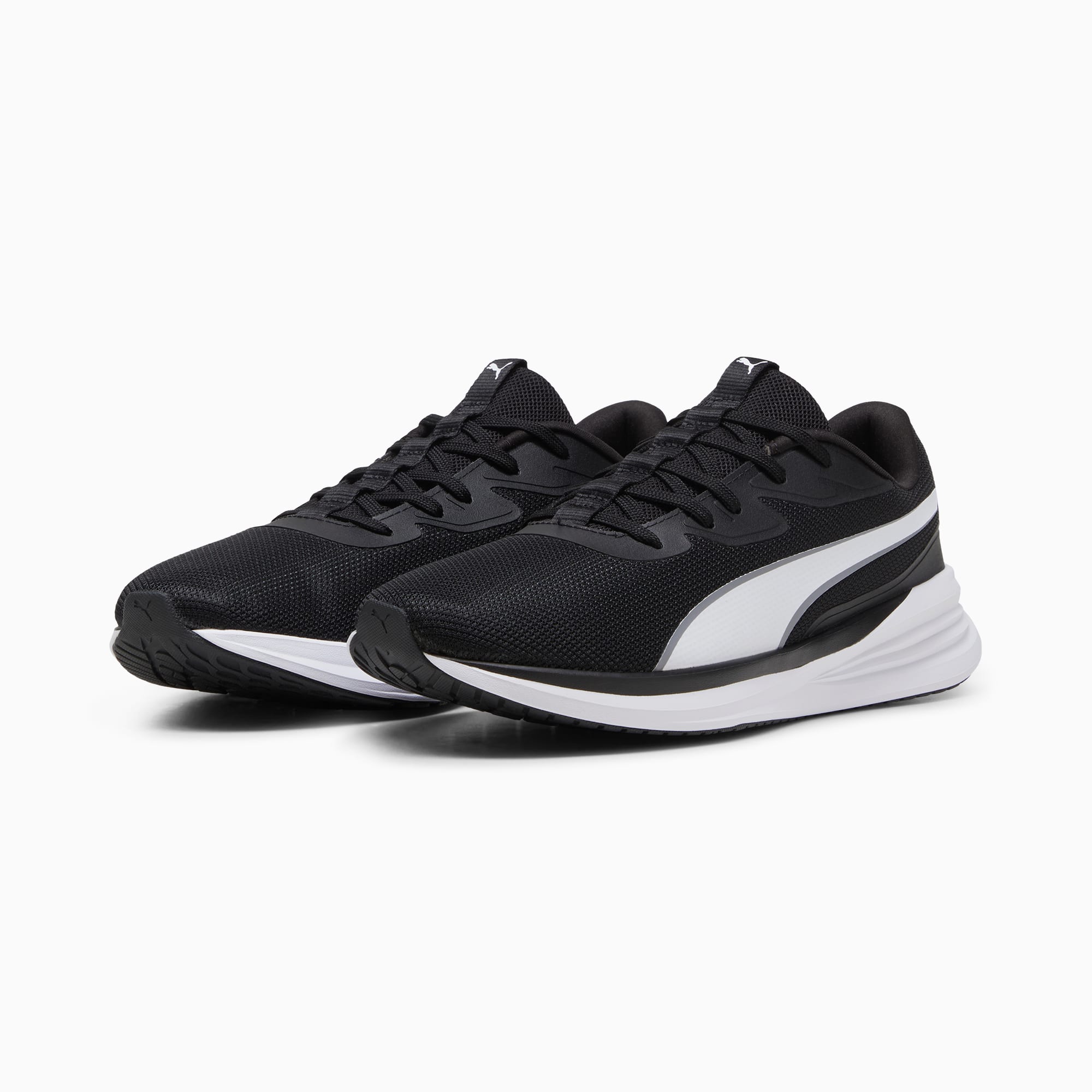 Night Runner V3 Running Shoes, PUMA Black-PUMA White, large