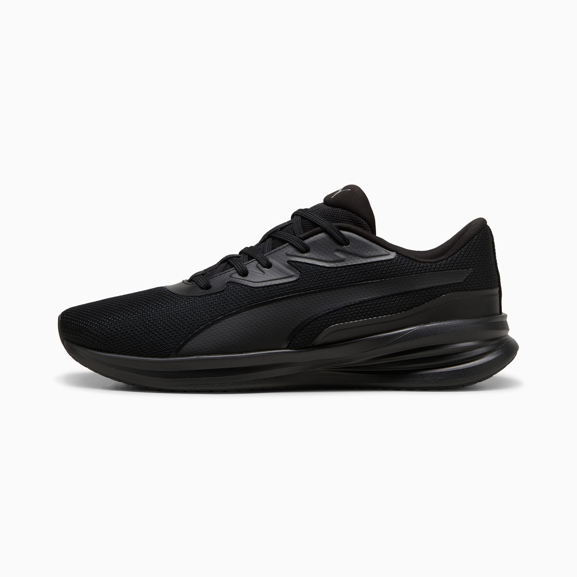 Puma running black deals