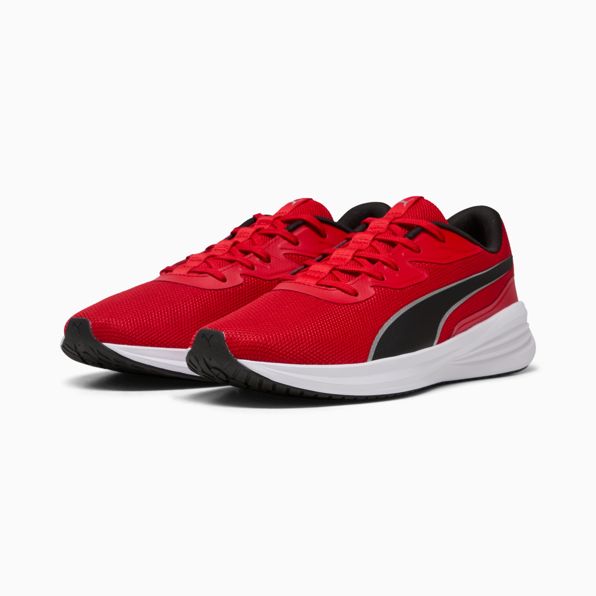Night Runner V3 Running Shoes, For All Time Red-PUMA Silver-PUMA Black, large