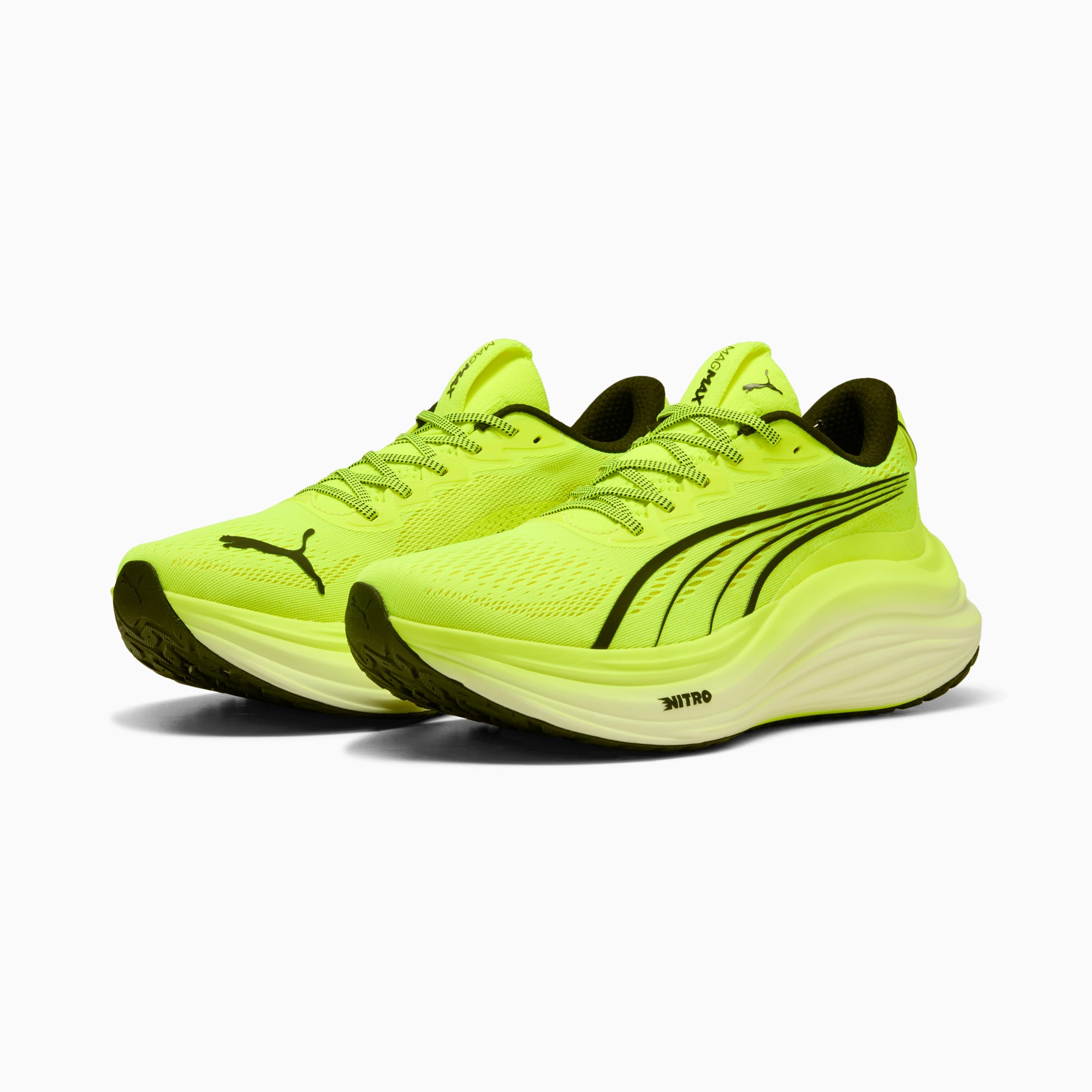 MagMax NITRO™ Laufschuhe Herren, Yellow Alert-PUMA Black, large