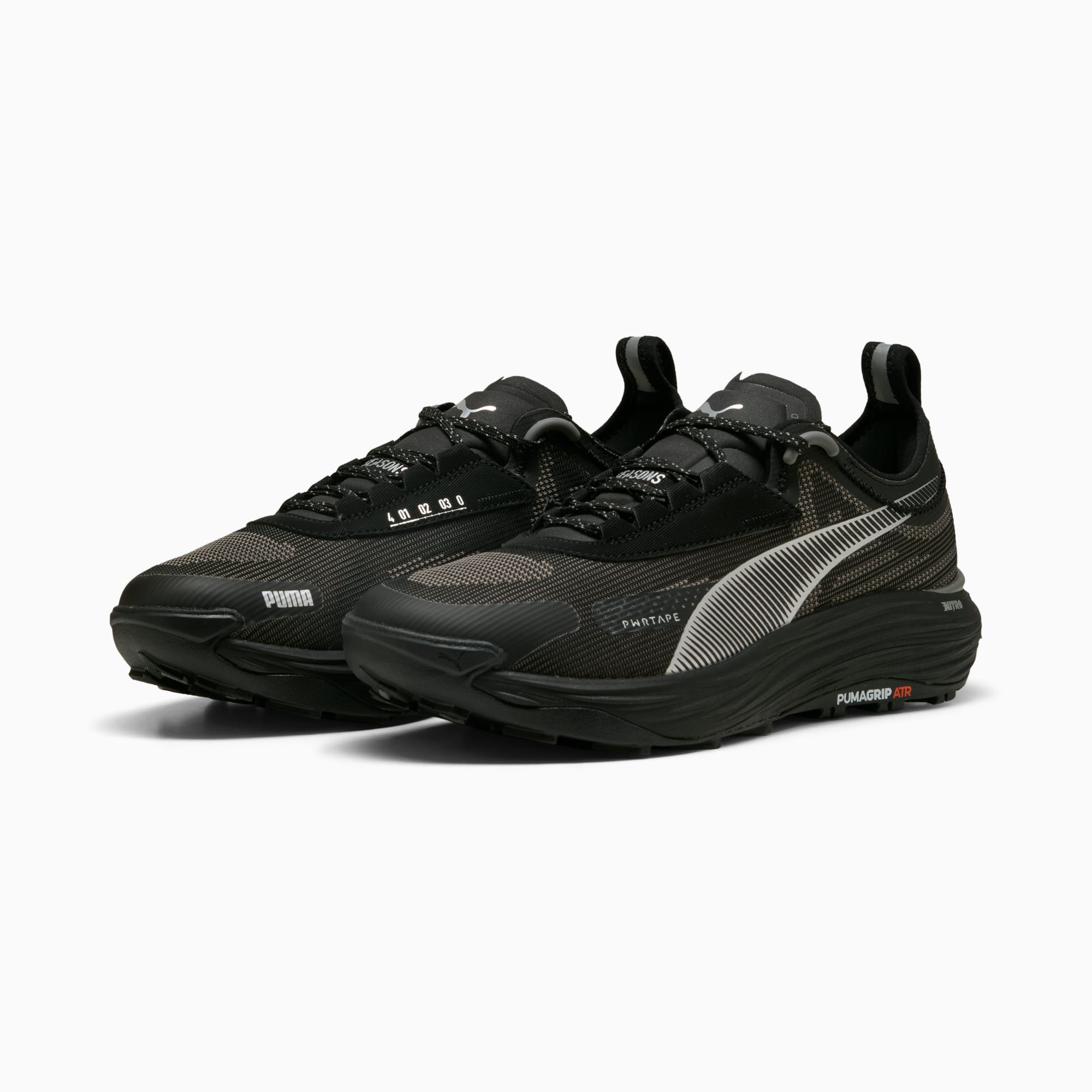 Voyage NITRO™ 3 Trail Running Shoes Men, PUMA Black-PUMA Silver, large