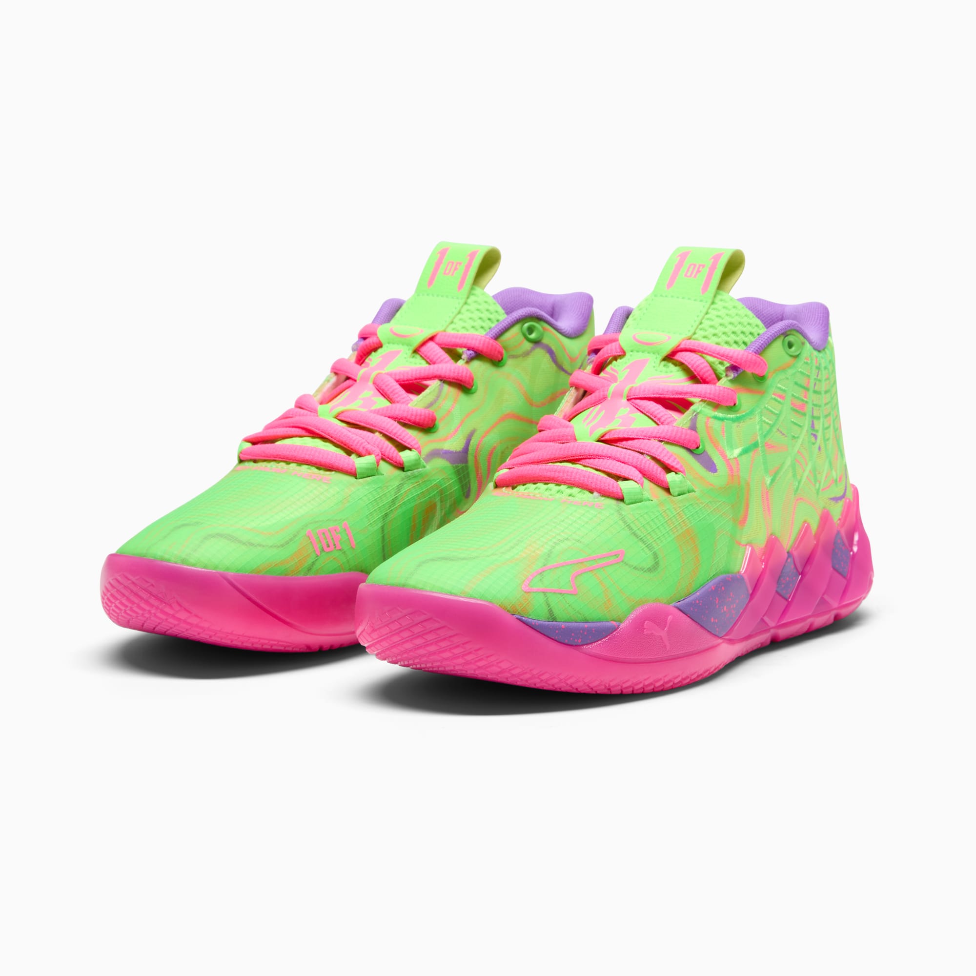 MB.01 Inverse Toxic Basketball Shoes Purple Glimmer KNOCKOUT PINK Green Gecko PUMA Shop All Puma PUMA