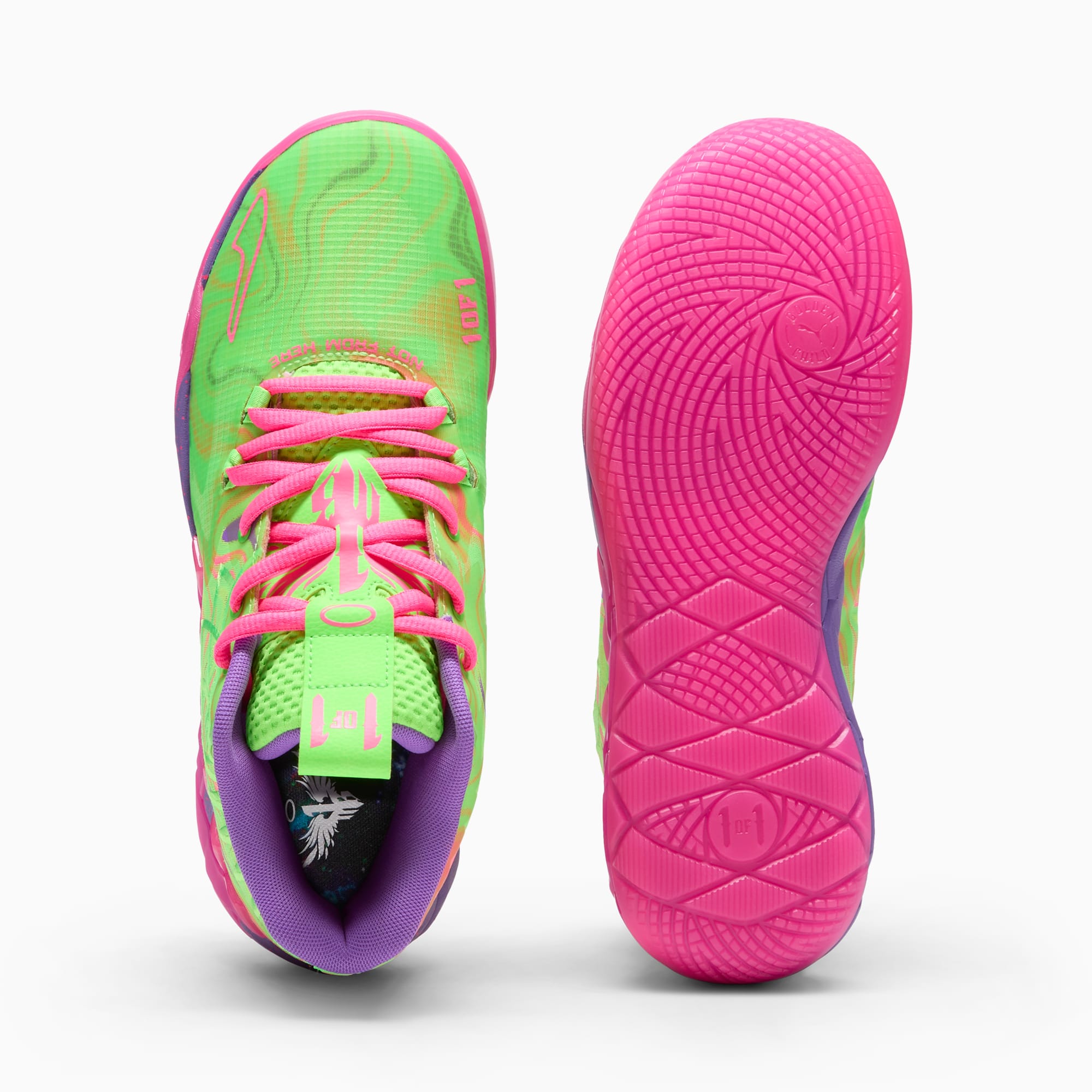 MB.01 Inverse Toxic Basketball Shoes Purple Glimmer KNOCKOUT PINK Green Gecko PUMA Shop All Puma PUMA
