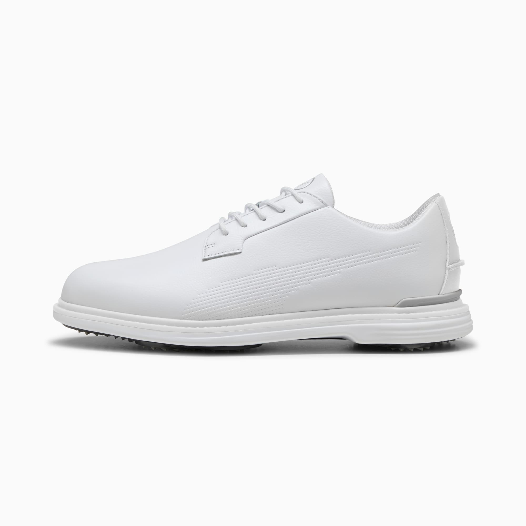 PUMA Royale Golf Shoes Men, PUMA White-Slate Sky-Ash Gray, large
