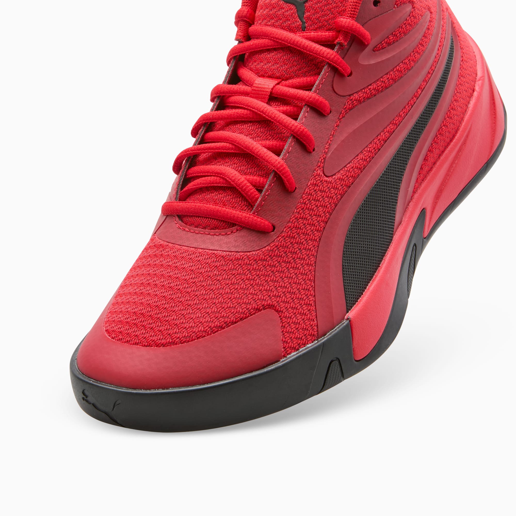 Puma basketball shoes black shop