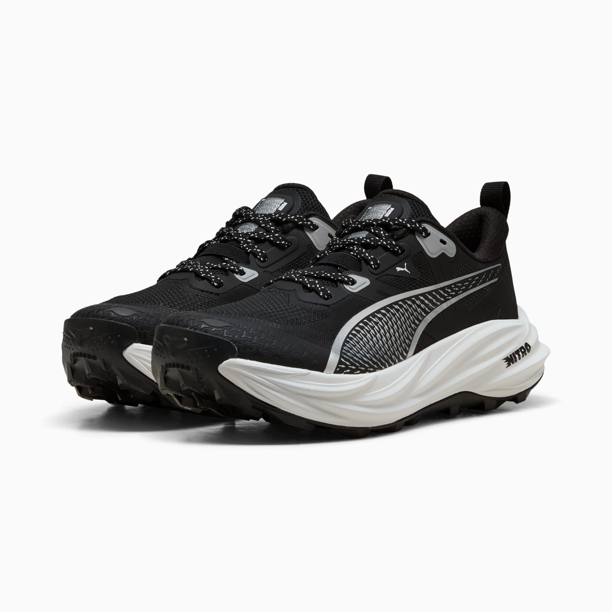 Chaussure de running Voyage NITRO™ 4 Femme, PUMA Black-PUMA Silver, large