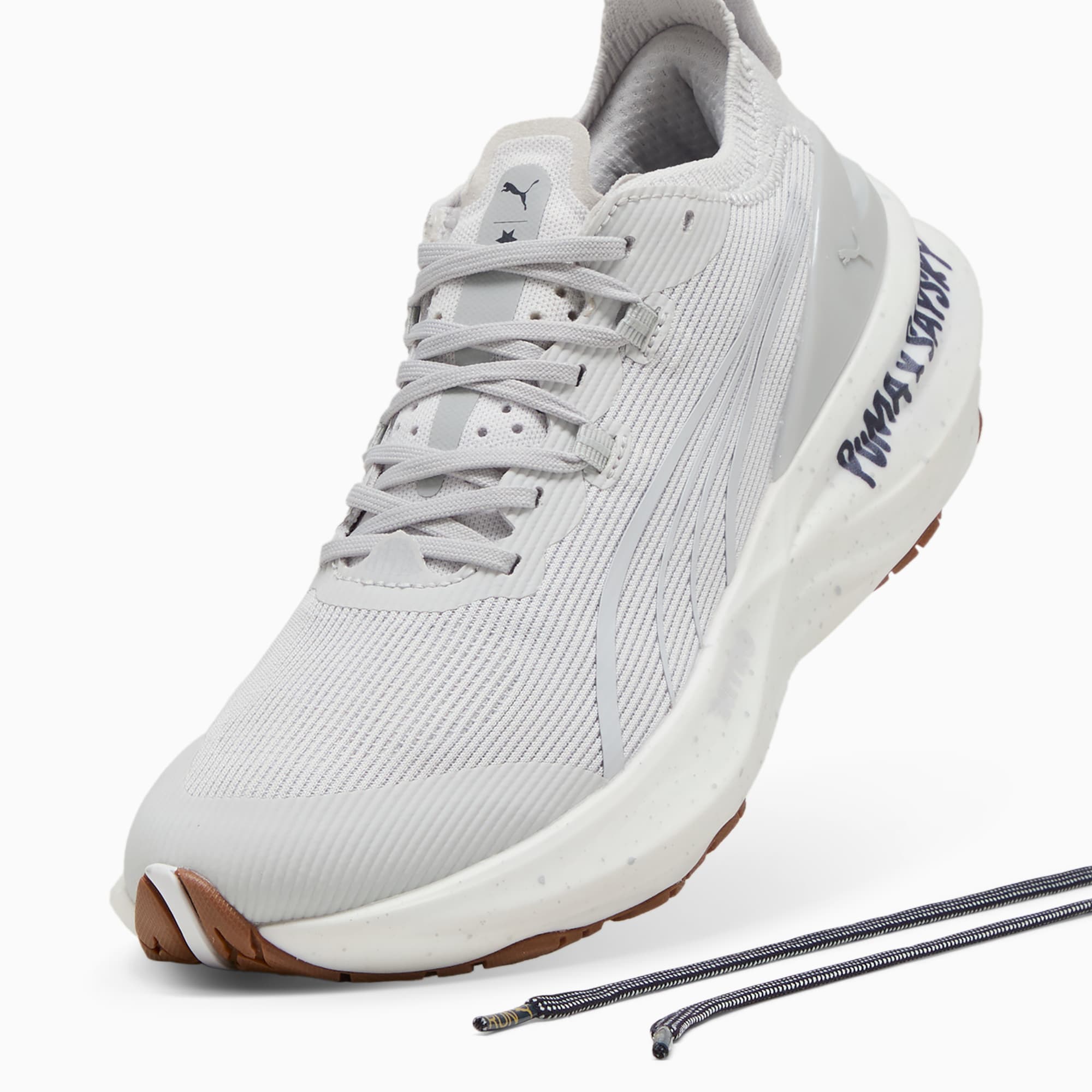 ◆PUMA◆ Forever Run Nitro 2 Saysky Women's Feather Grey Lig PUMA x SAYSKY ForeverRun NITRO™ 2 Women's Running Shoes | PUMA