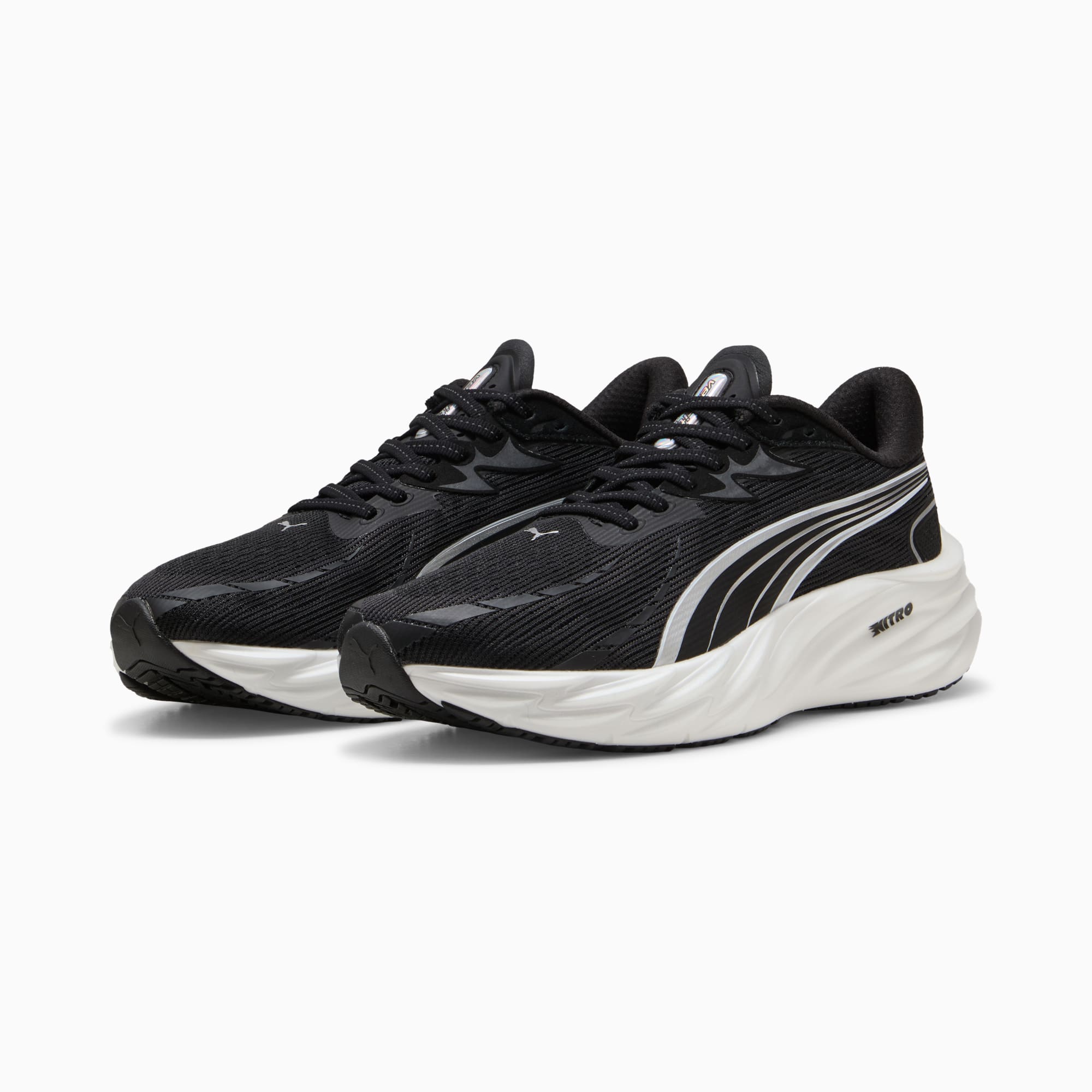 Velocity NITRO™ 4 hardloopschoenen voor heren, PUMA Black-PUMA Silver, large
