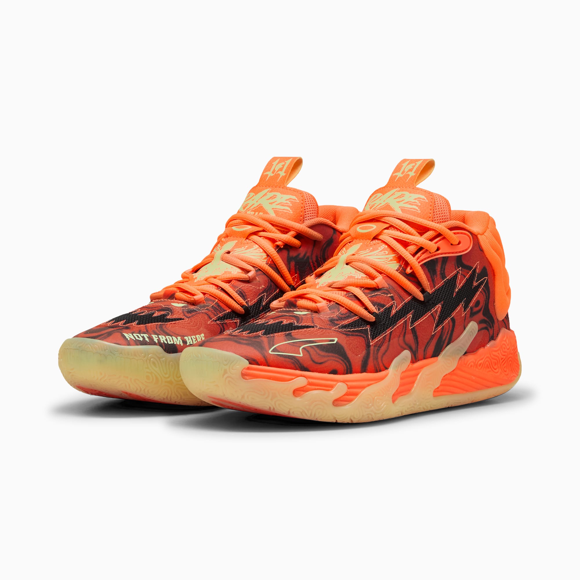 Sepatu Basket MB.03 Halloween, Fluro Orange Pes-PUMA Black, extralarge-IDN