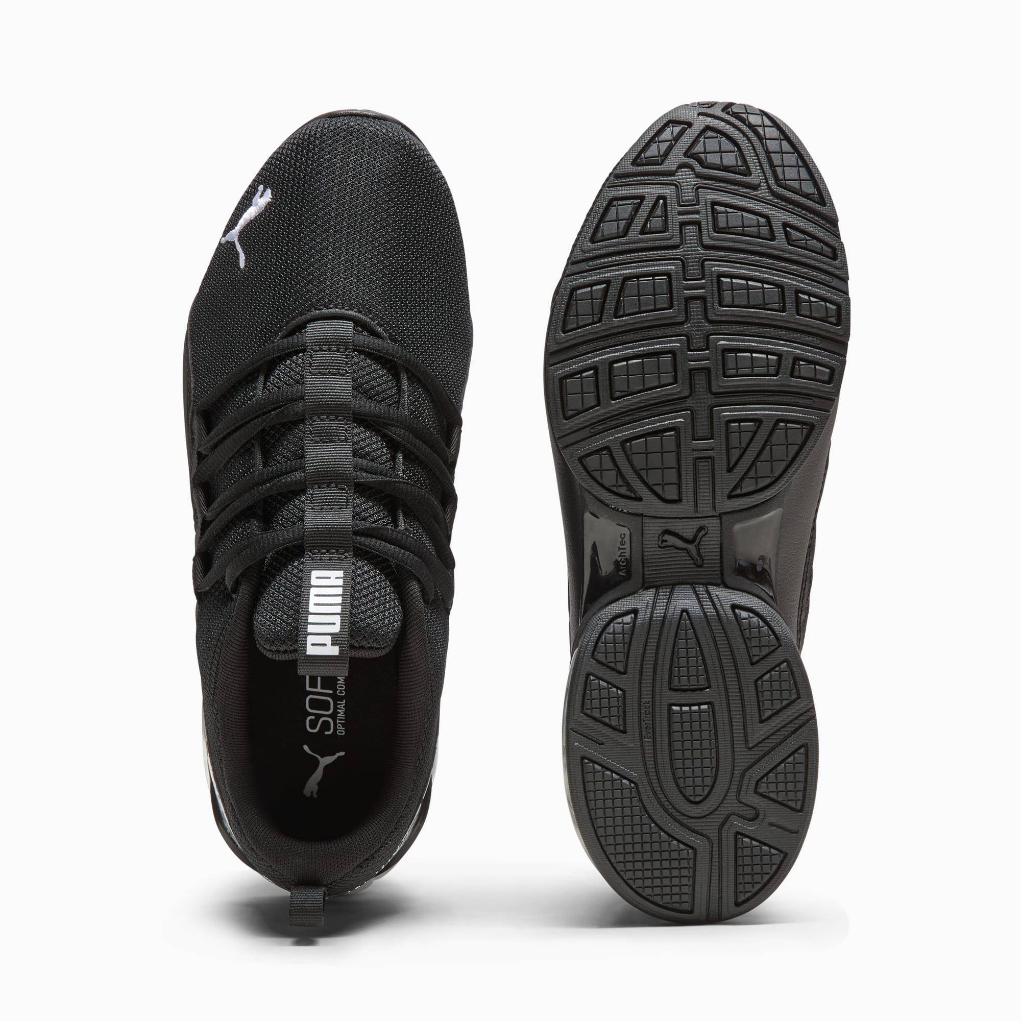 Puma Riaze Prowl Floral Women s Running Shoes Black White 11