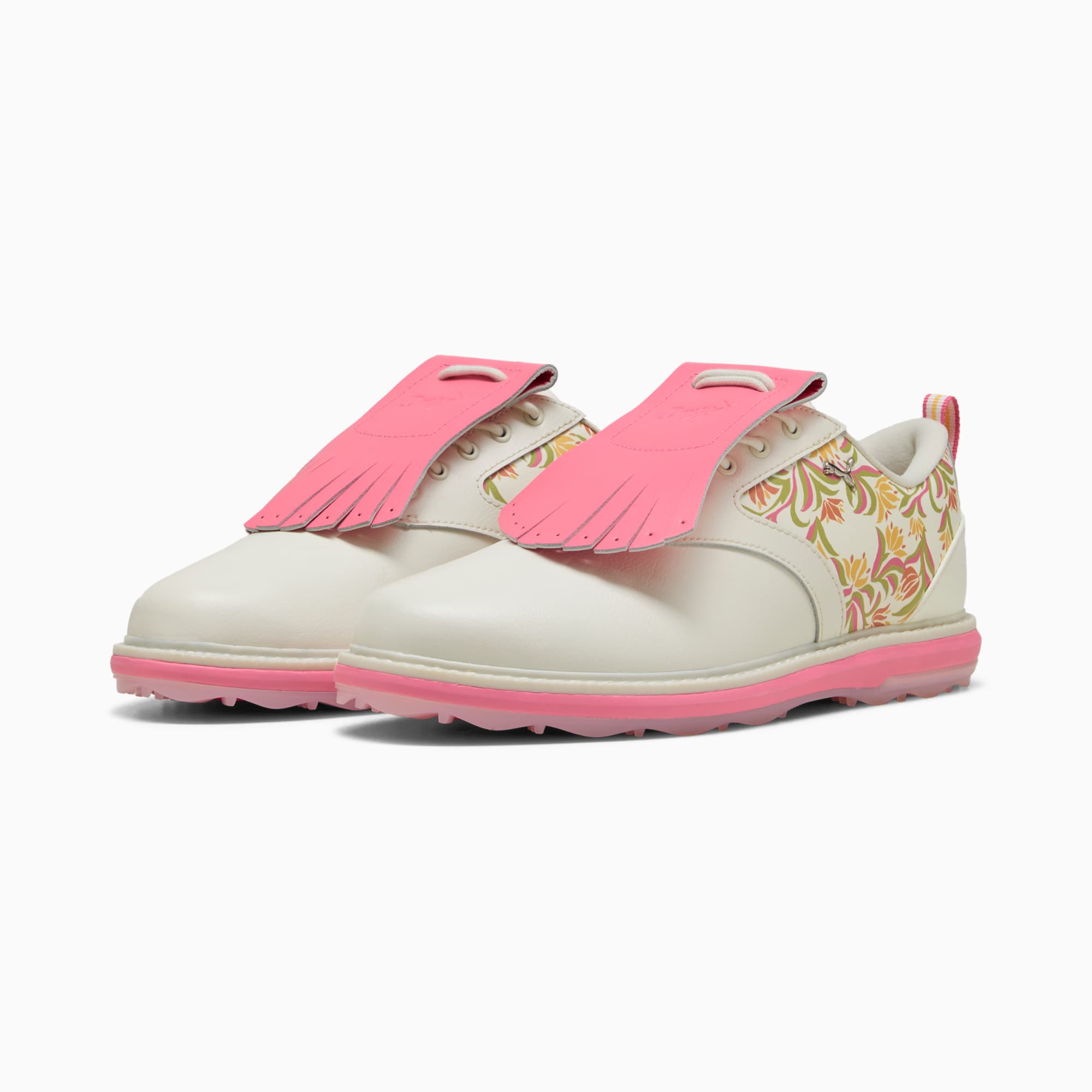 PUMA x DANI DAZEY Avant Golf Shoes Women, Warm White-Magic Rose-Sunny Yellow, large