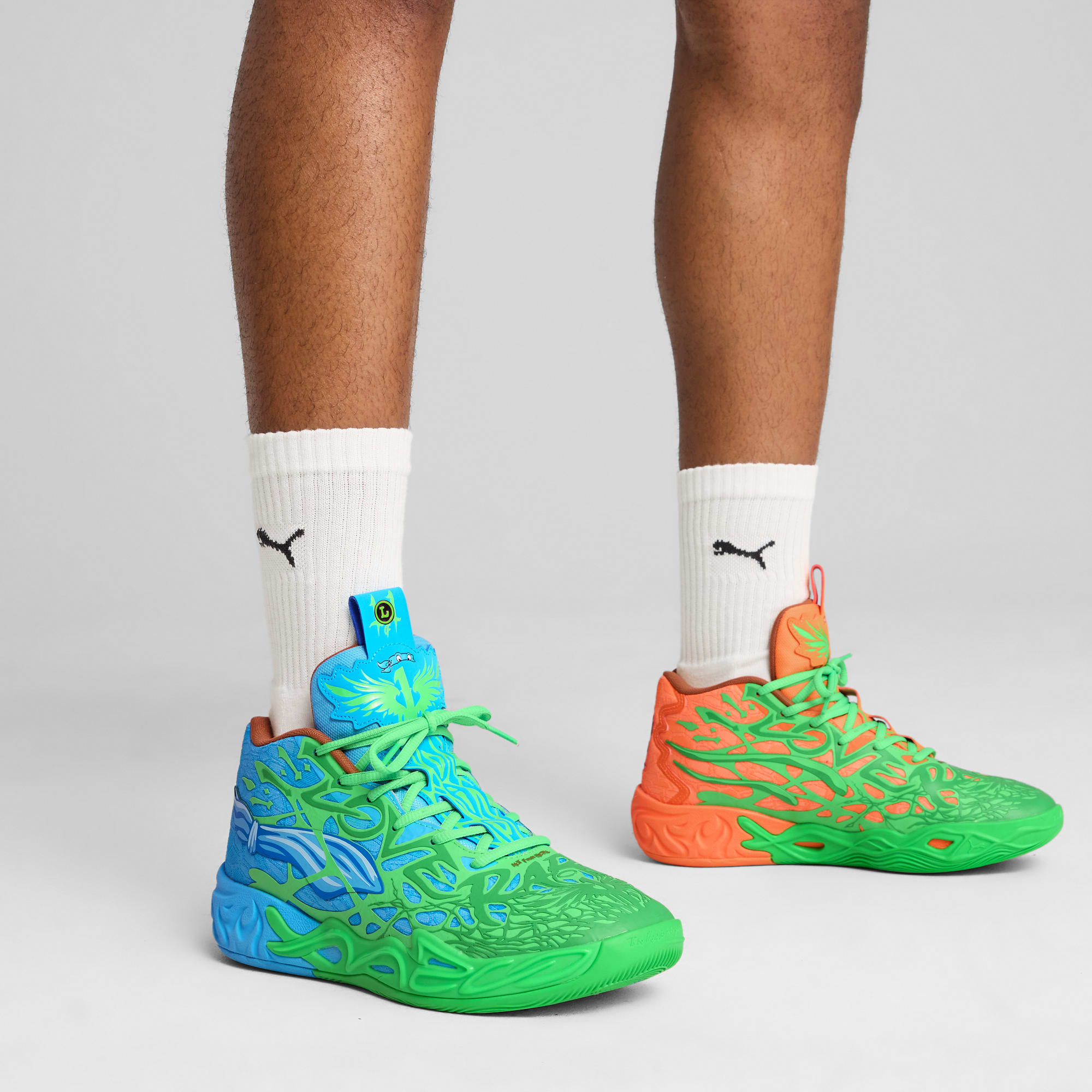 PUMA x LAMELO BALL x TMNT MB.04 Leonardo & Michelangelo