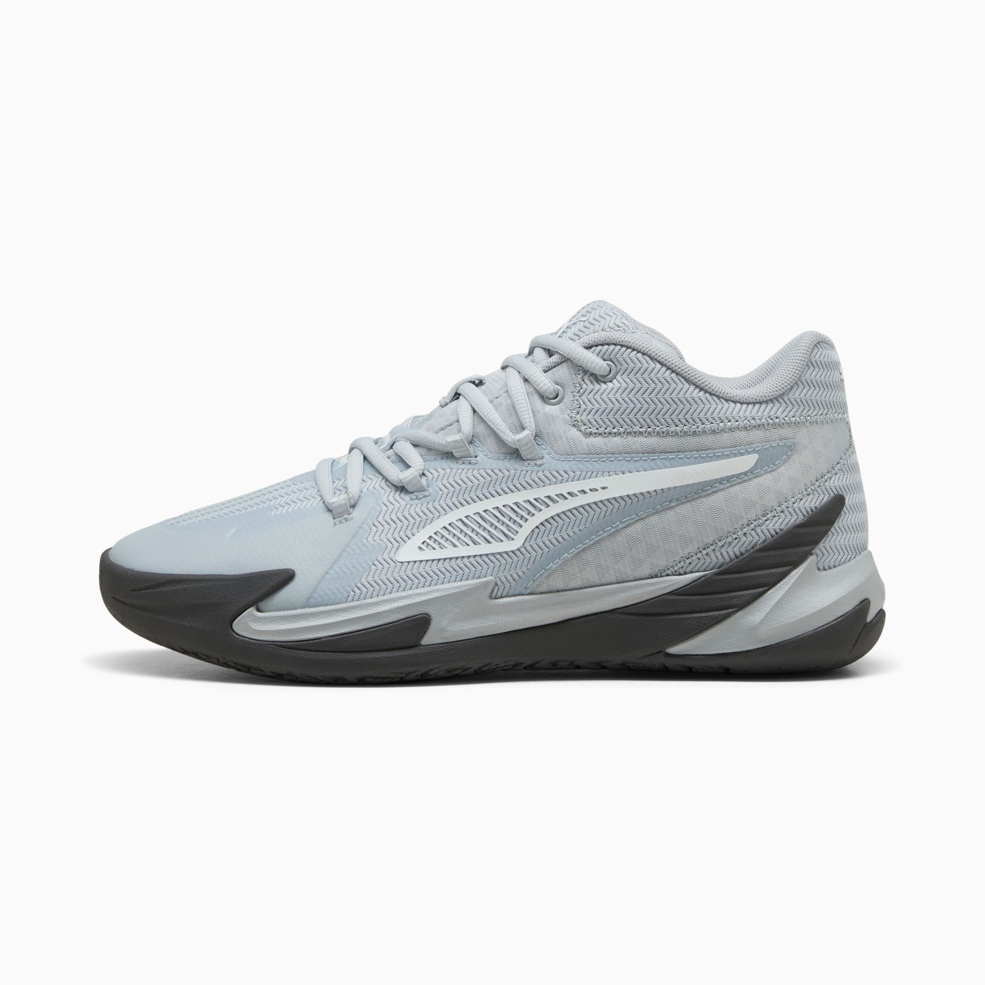 The Dagger Basketball Shoes Unisex, Platinum Gray-Dusky Gray-PUMA White, large