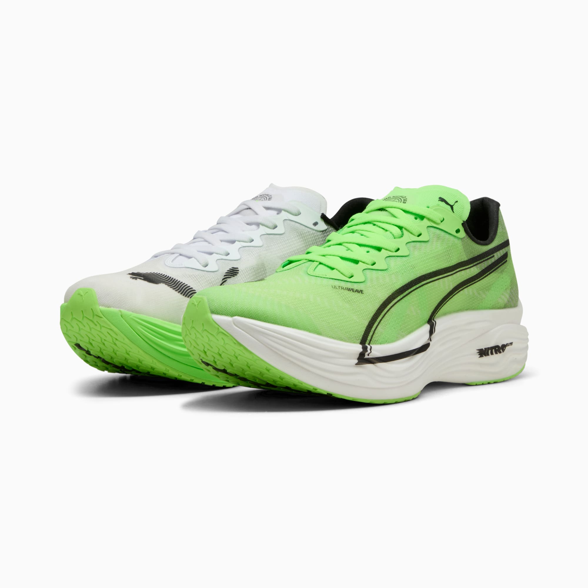 PUMA x HYROX Deviate NITRO™ Elite 3 Running Shoes Men, Green Glare, large