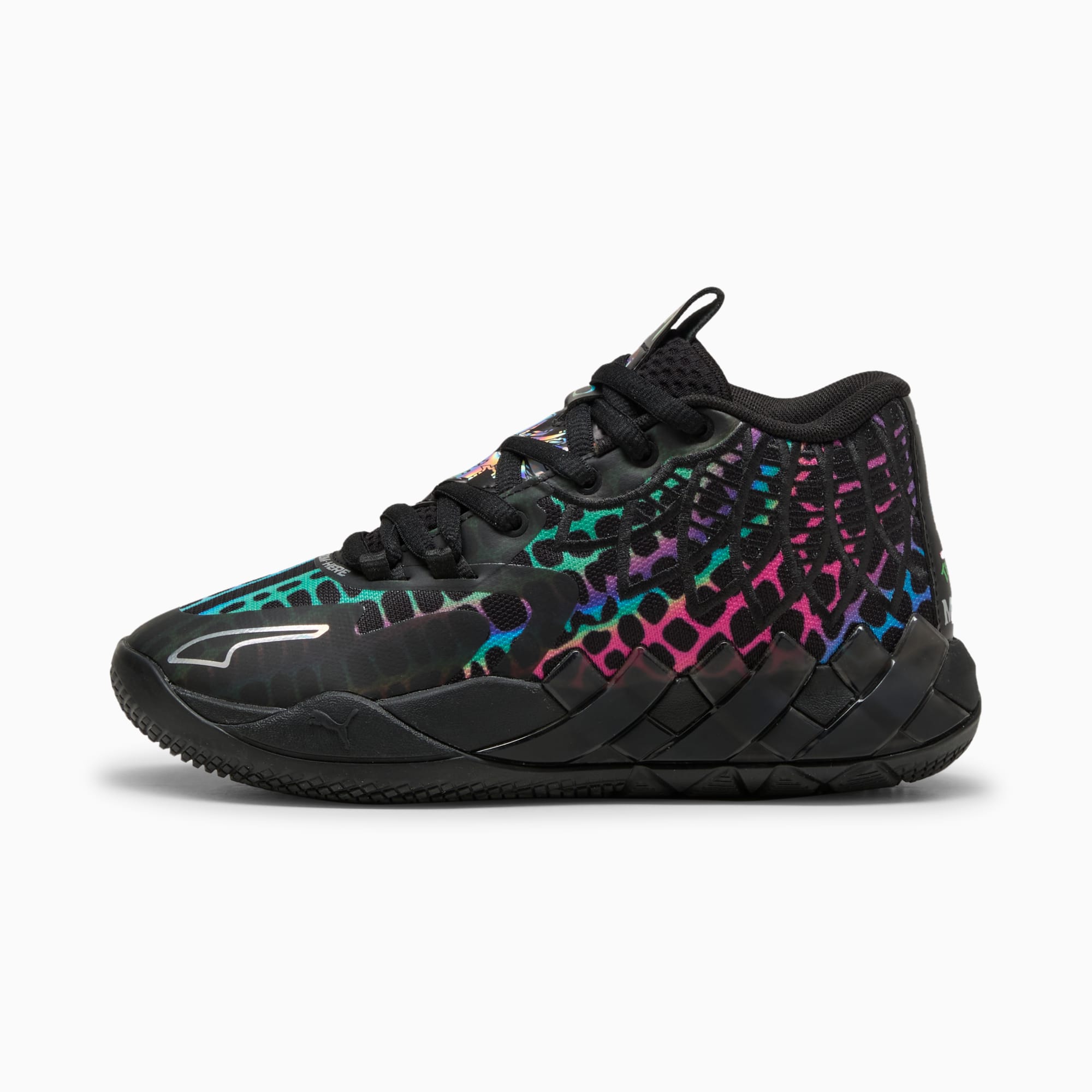 Scarpe da basket PUMA HOOPS x TMNT MB.01 Baxter Stockman per ragazzi
