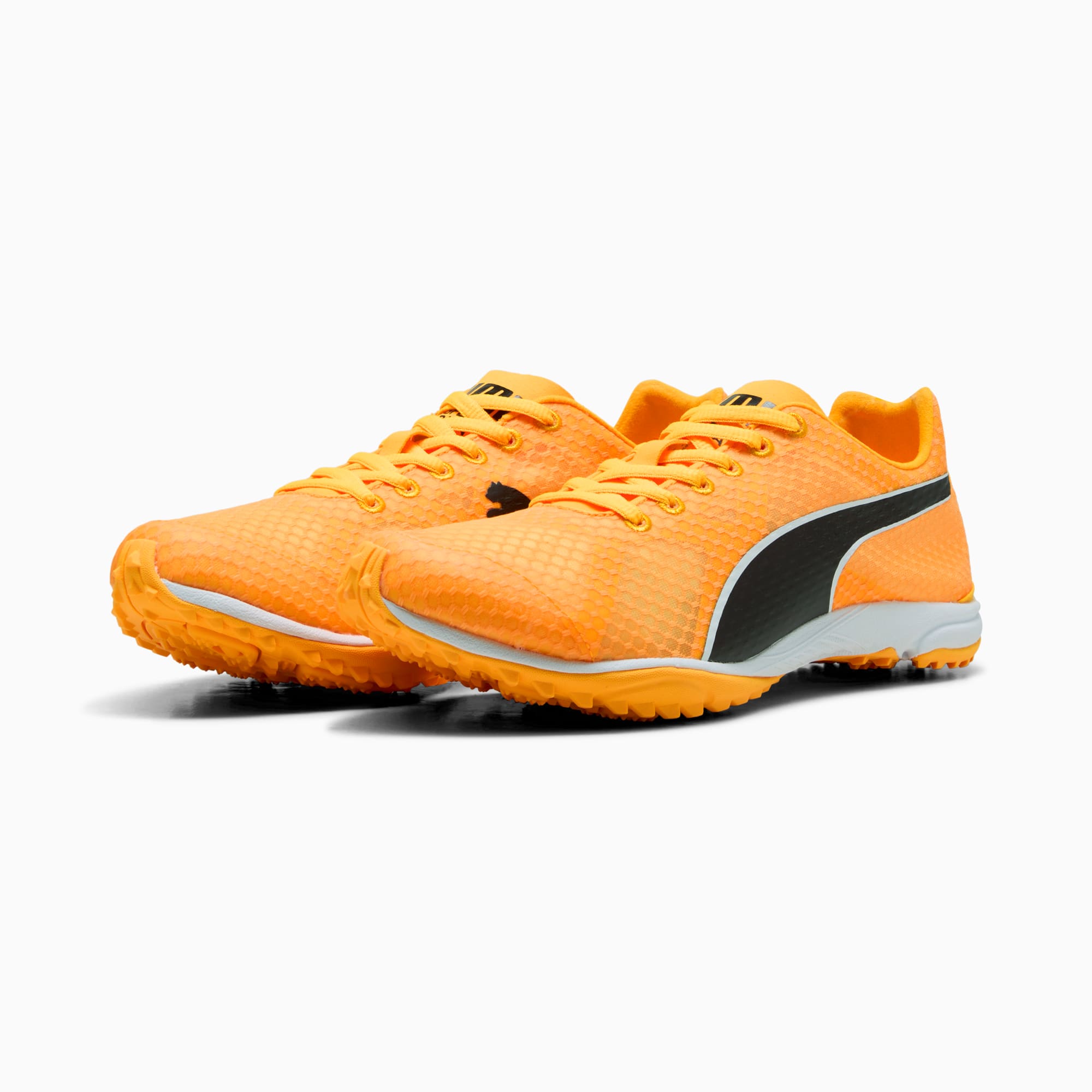 Buty do biegania unisex evoSPEED Haraka 8 bez kolców, Sun Stream-PUMA Black-PUMA White, large