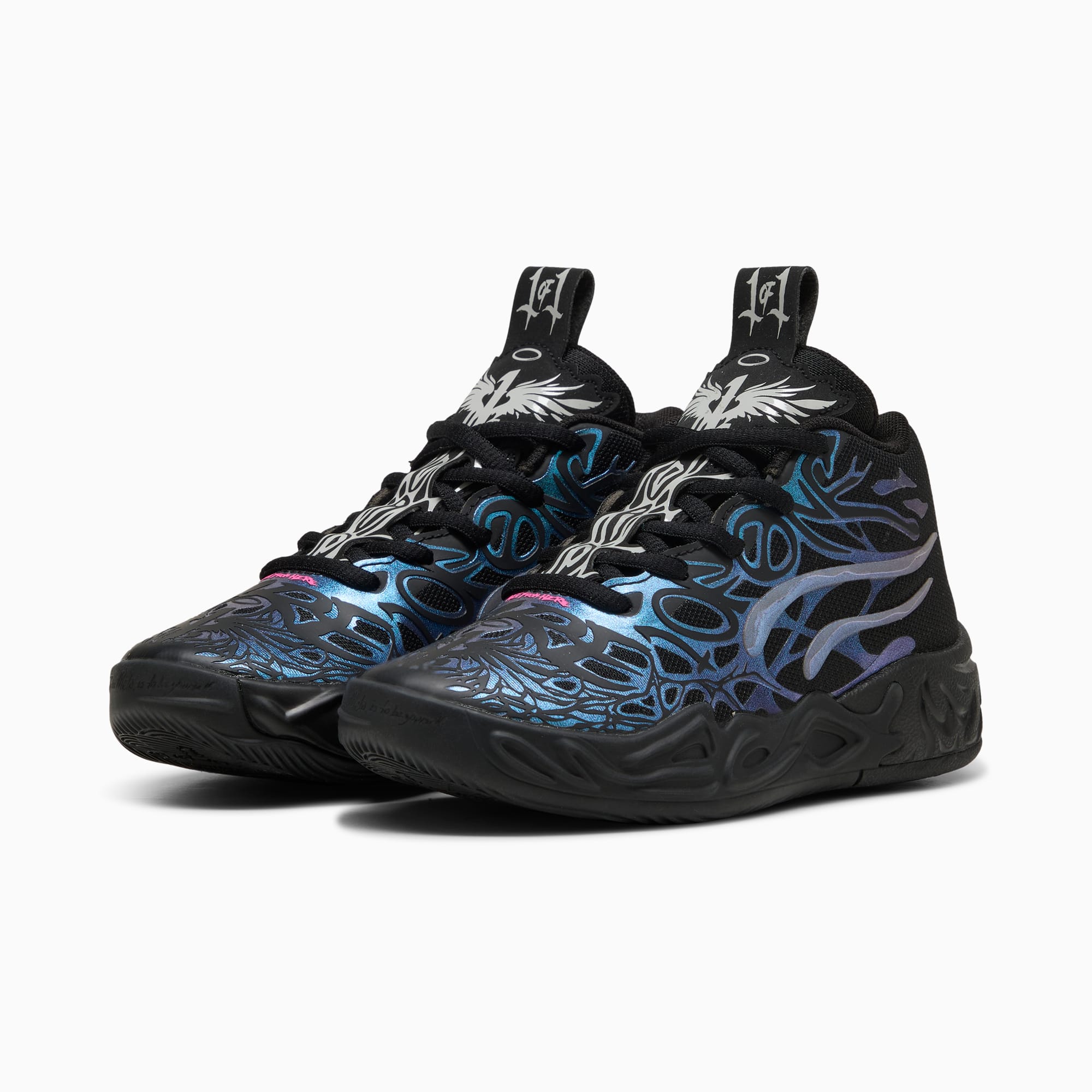 MB.04 Reflection Basketball Shoes Kids, PUMA Black-Ravish, large