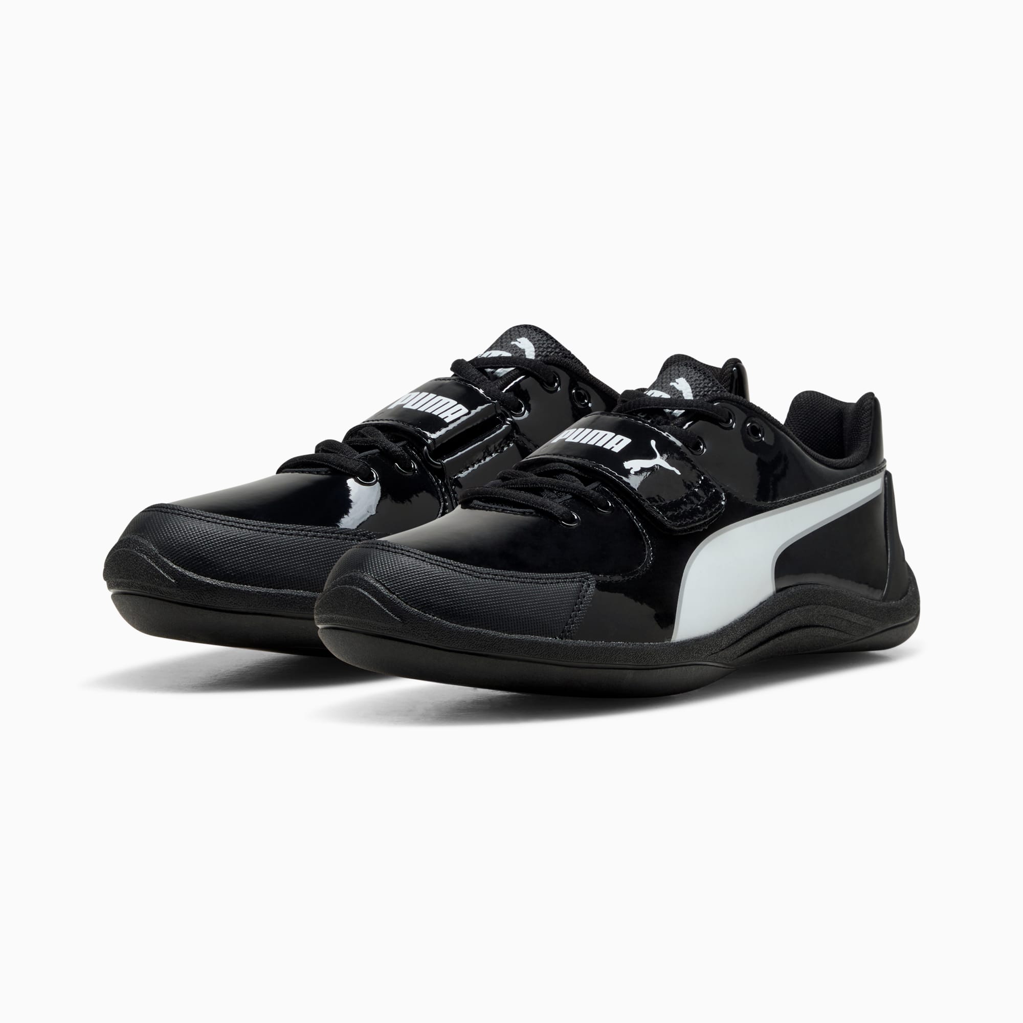 evoSPEED Throw 10.5 Shoes Unisex, PUMA Black-PUMA White, large