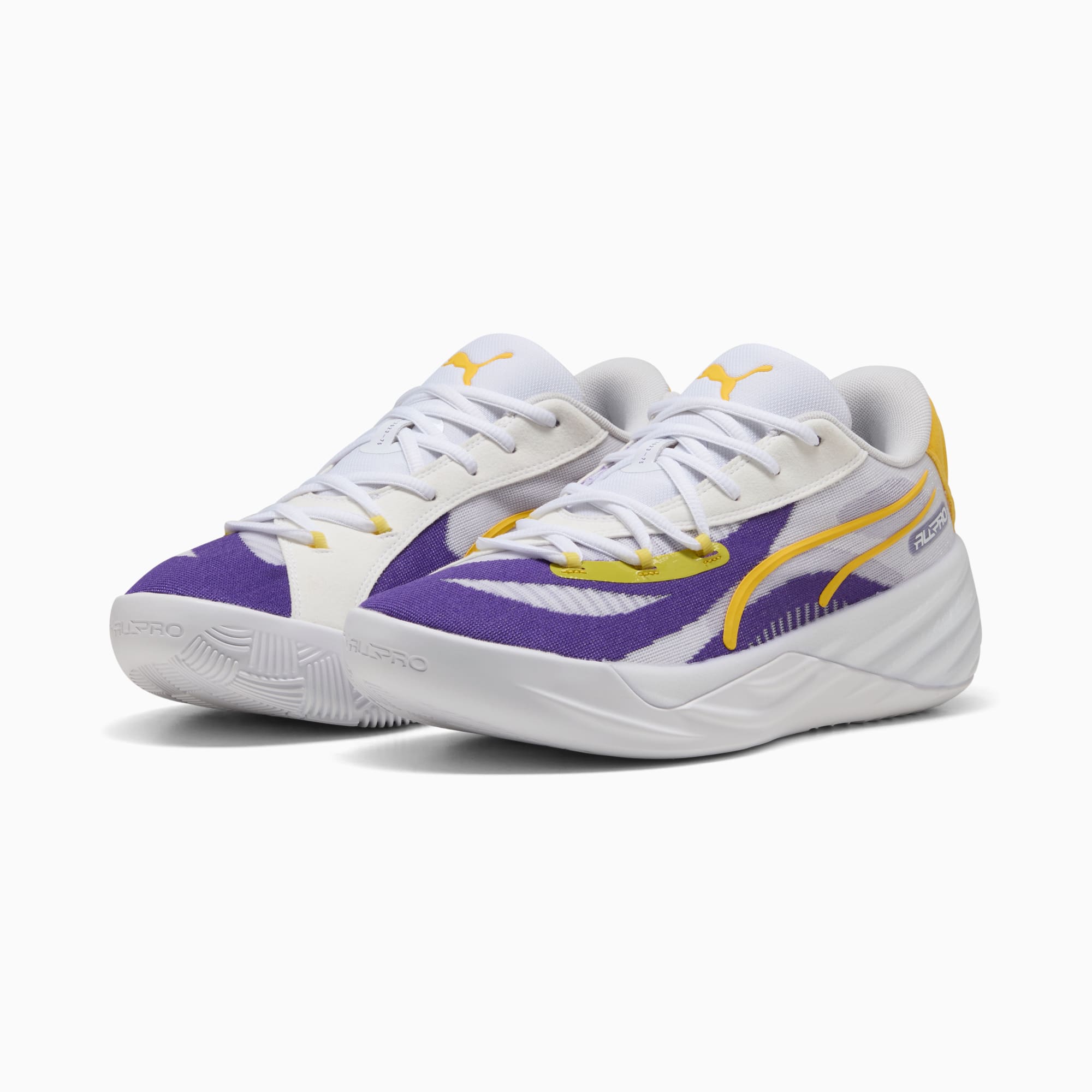 Scarpe da basket All-Pro NITRO™ LA unisex, Team Violet-Pelé Yellow, large