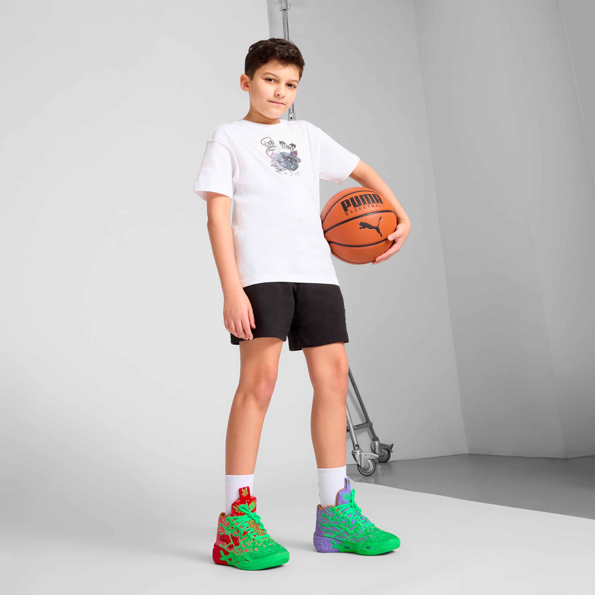 PUMA x LAMELO BALL x TMNT MB.04 Raphael and Donatello Big