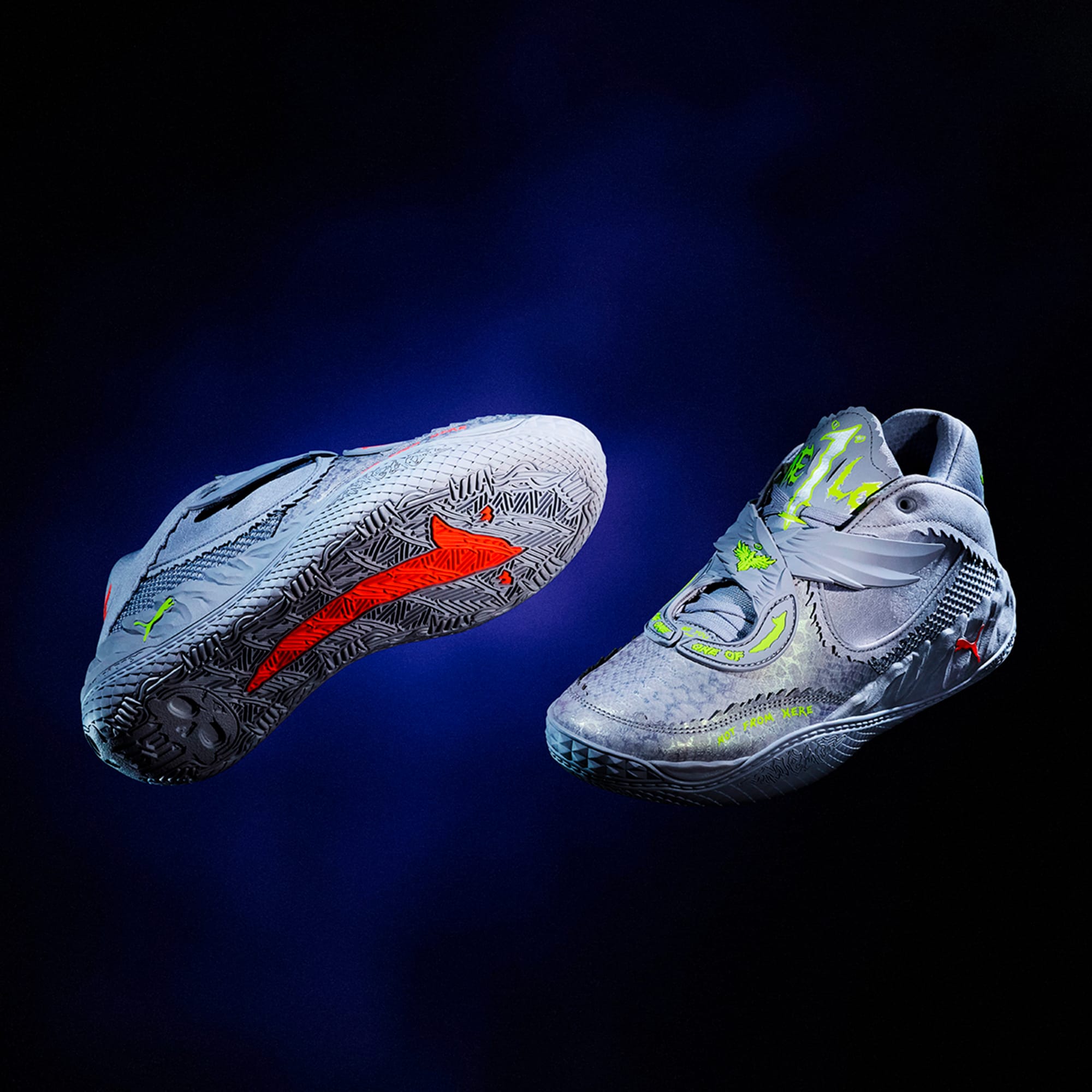 PUMA x LAMELO BALL MB.01 Digital Camo Big Kids' Basketball Shoes