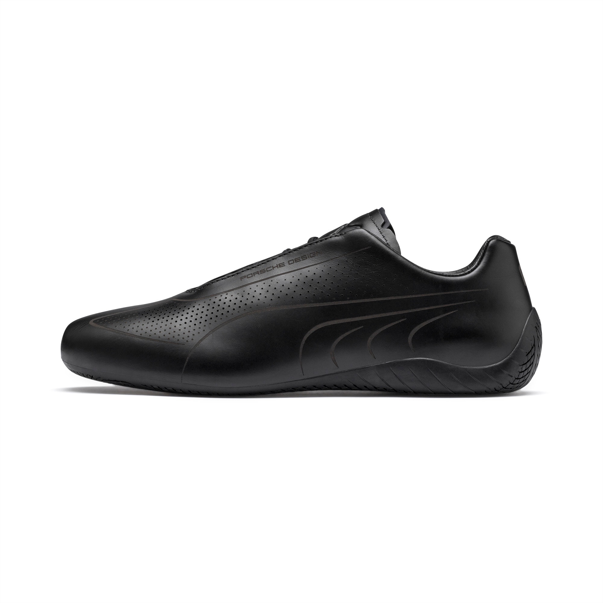 Porsche Design Speedcat Lux Men's Trainers, Jet Black-Jet Black-Jet Black, large-SEA