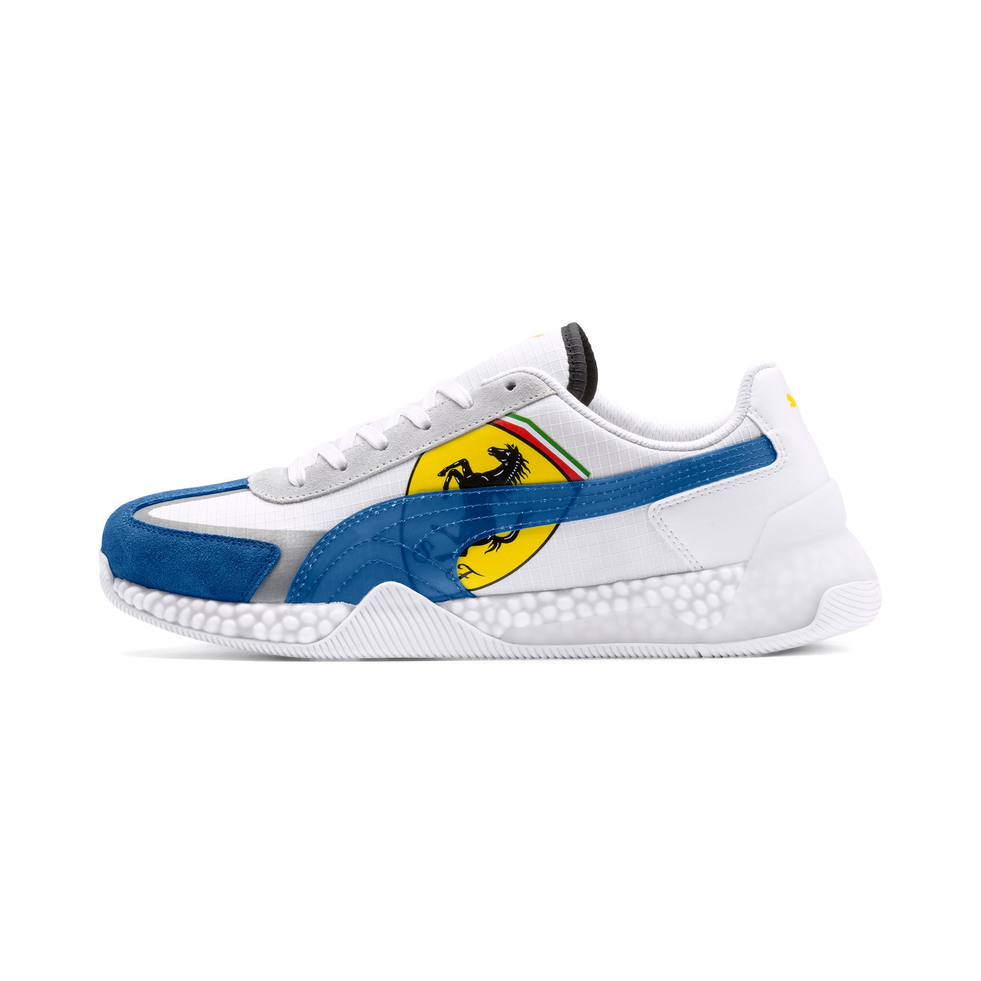 puma blue sports shoes