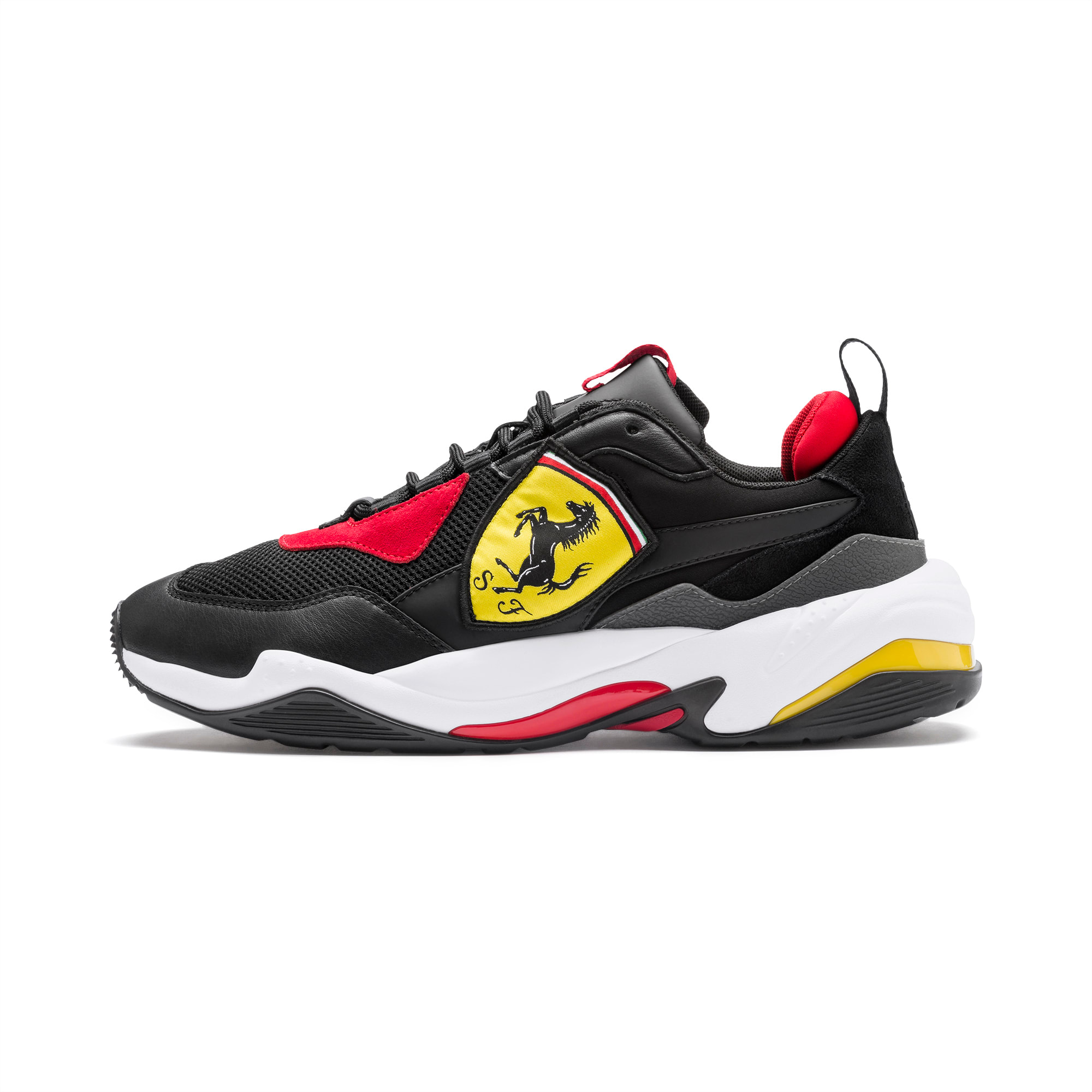 puma black rosso corsa