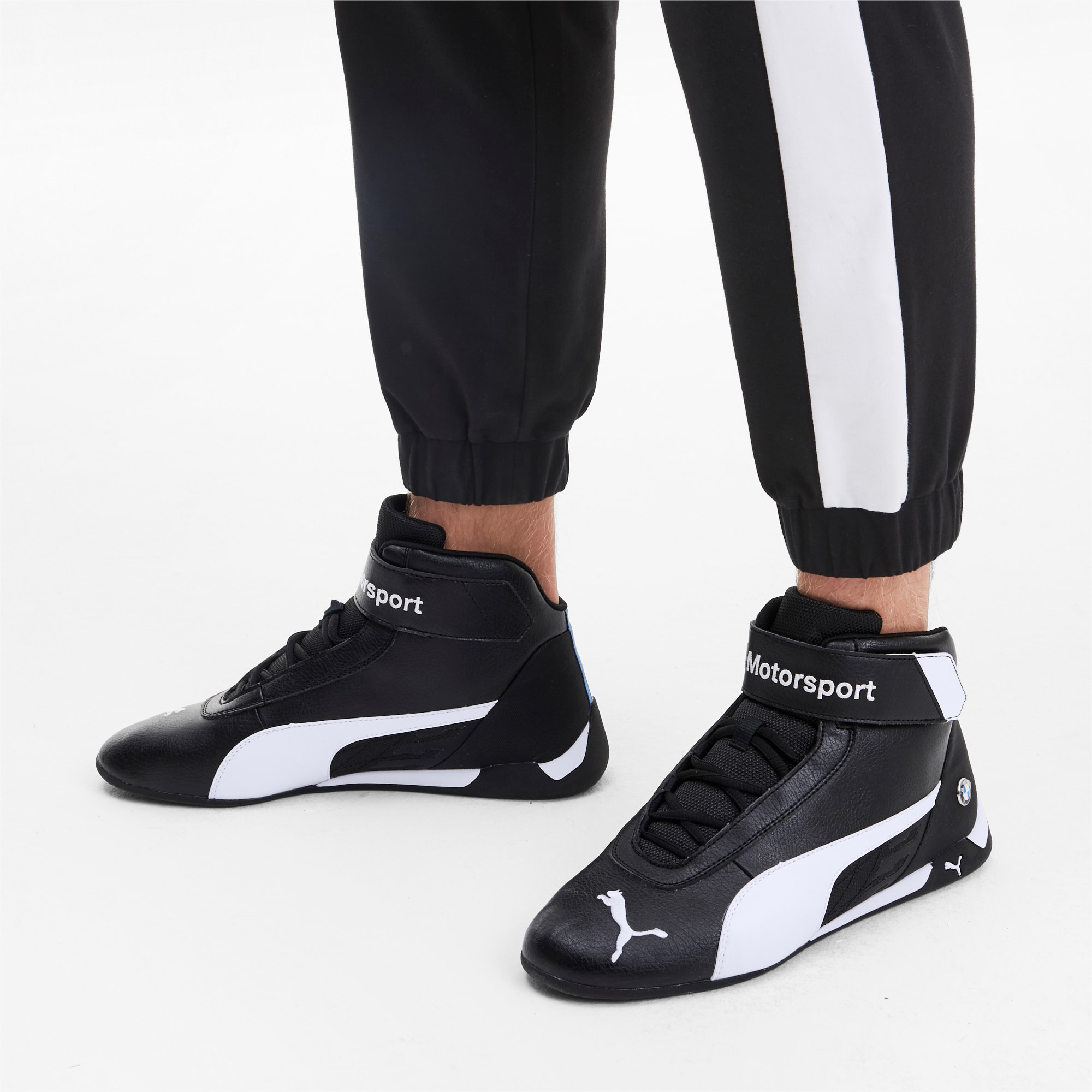 puma bmw mid sneakers