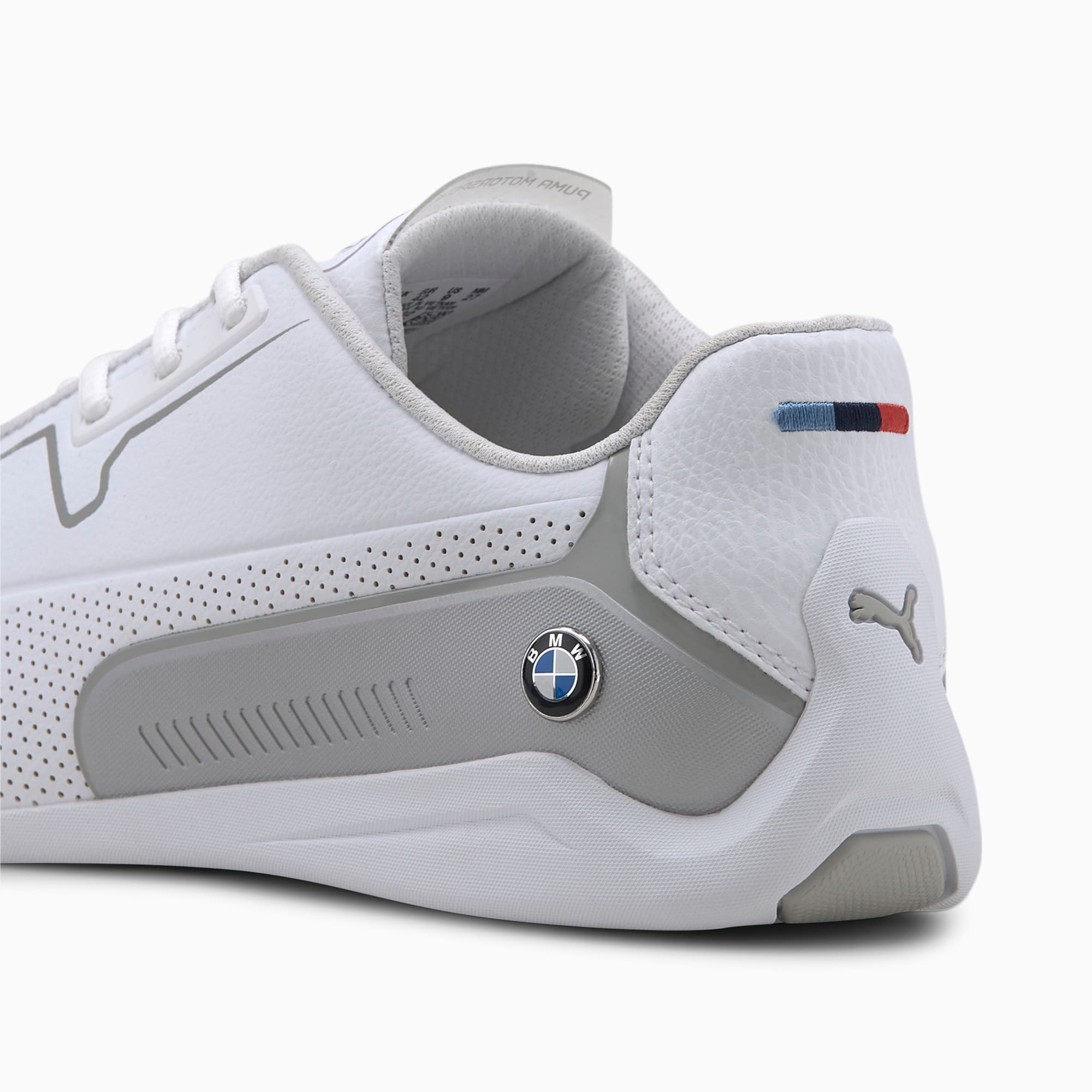 Bmw M Motorsport Drift Cat 8 Trainers Puma White Puma Silver