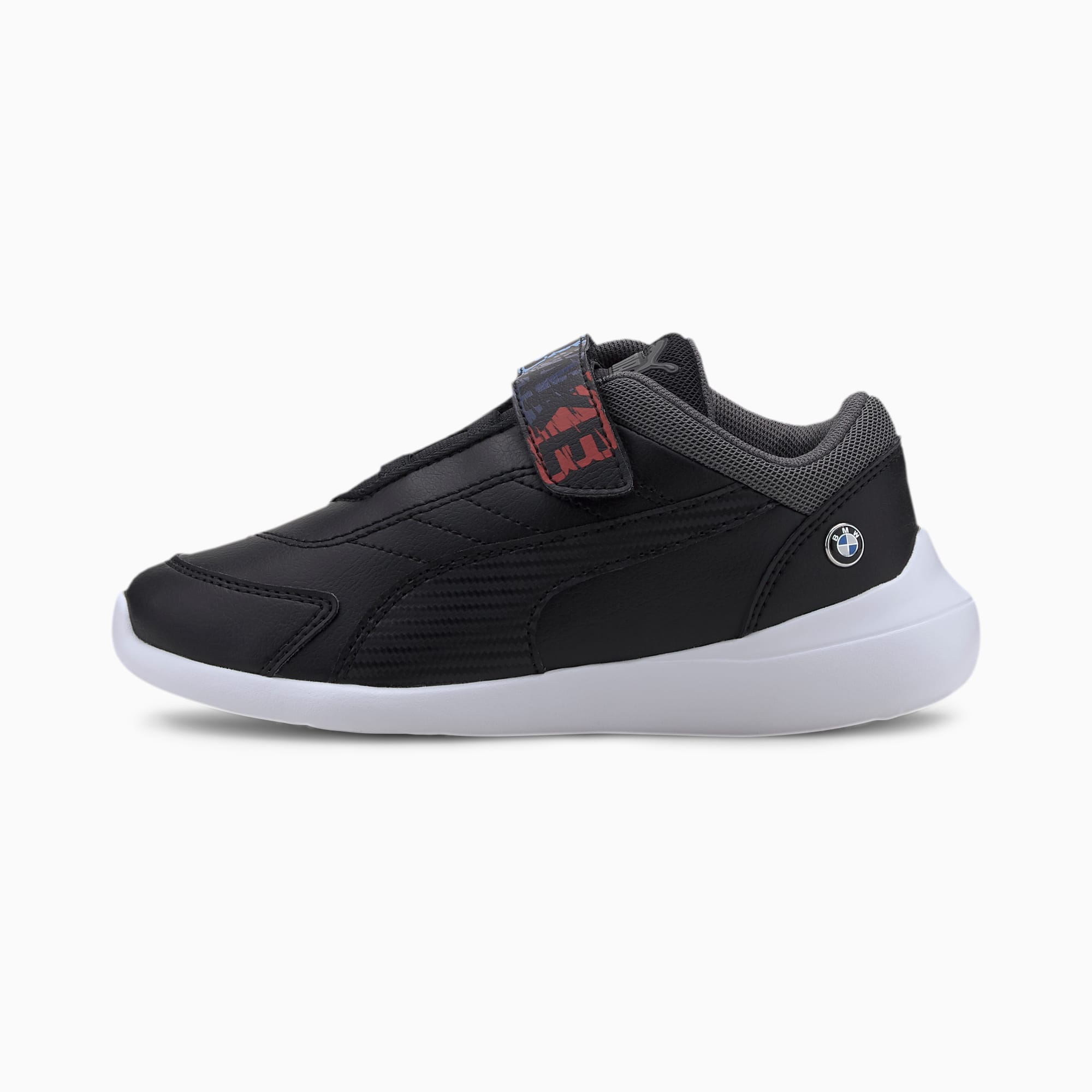 kids black puma shoes