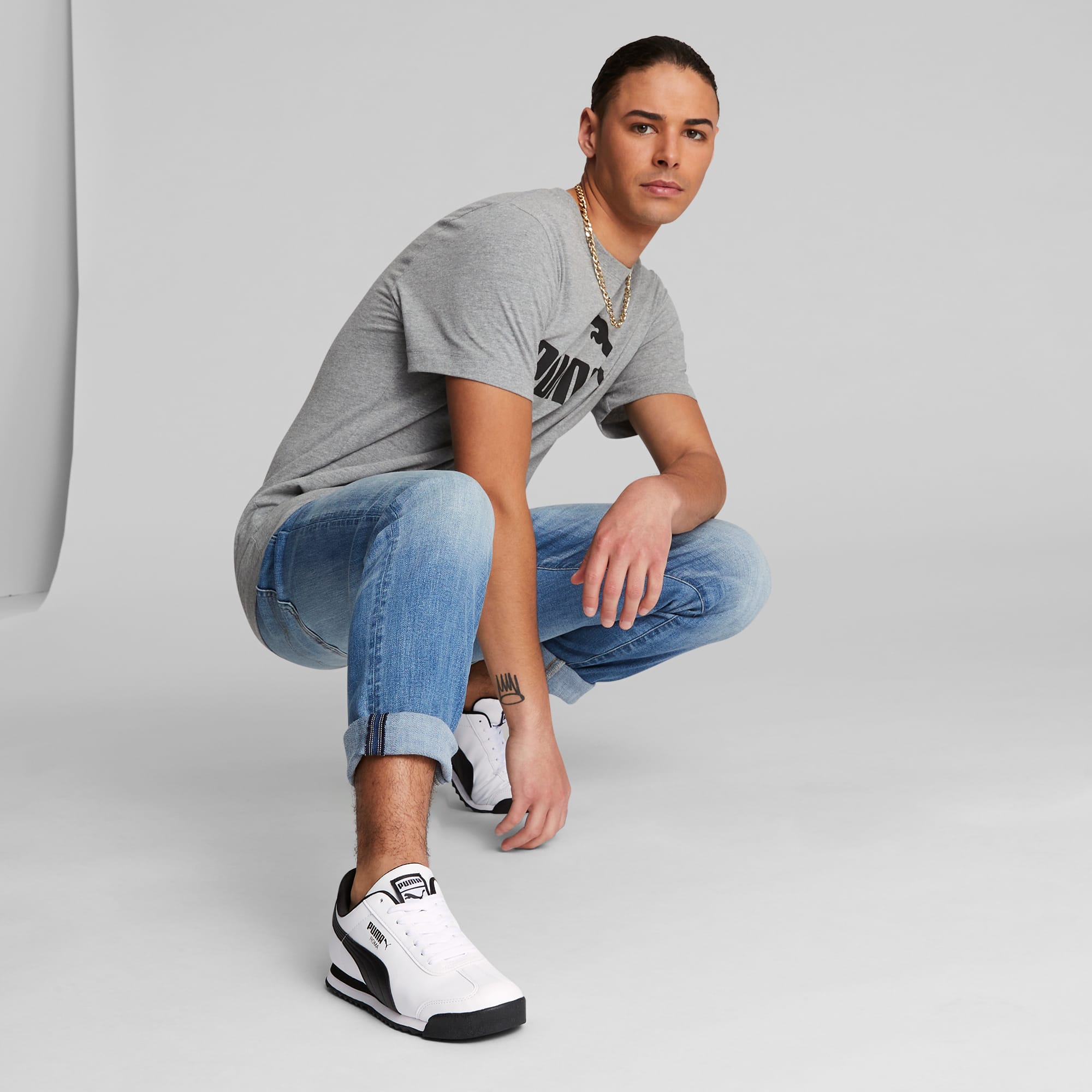 Puma roma blancos top