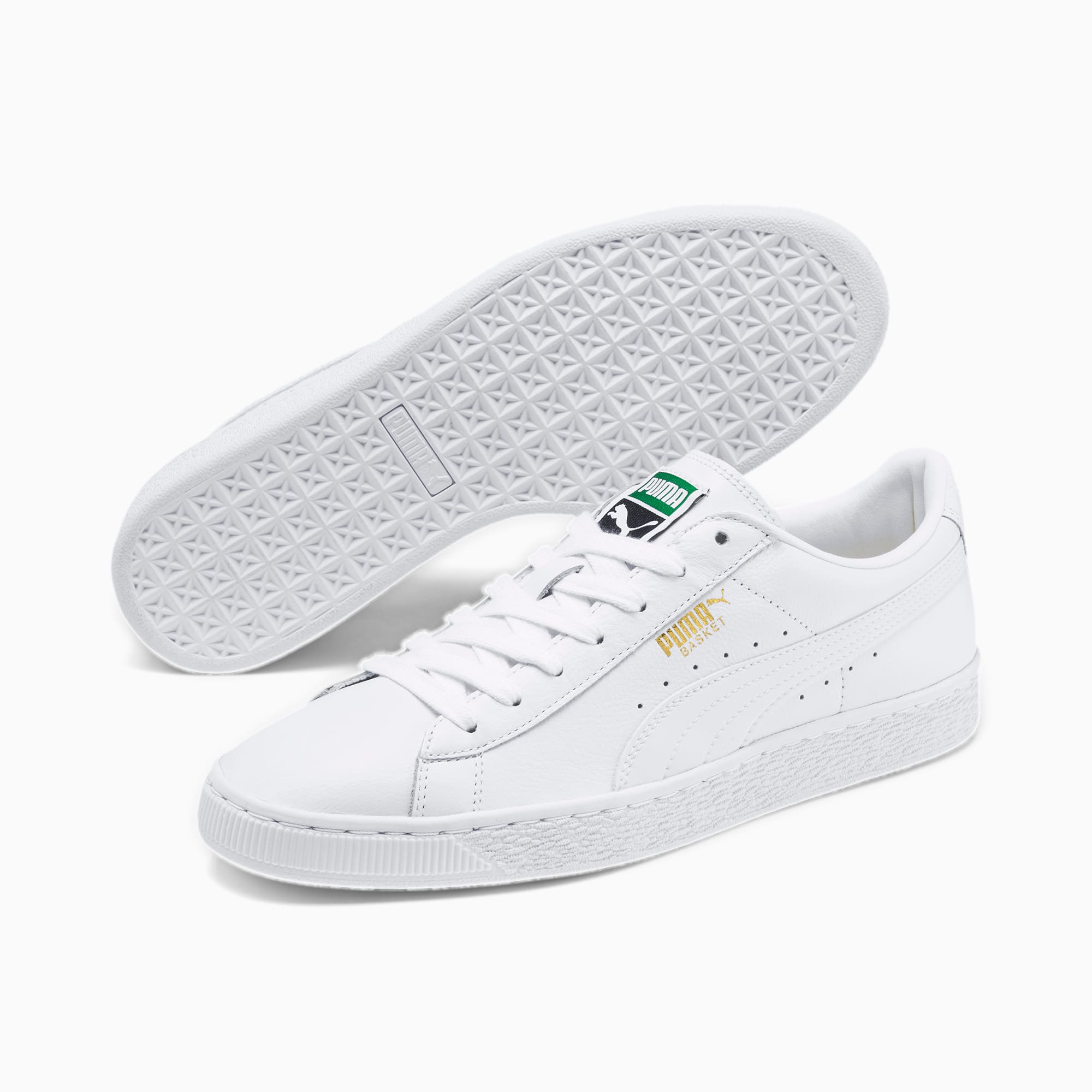 men's puma basket classic badge iced casual shoes