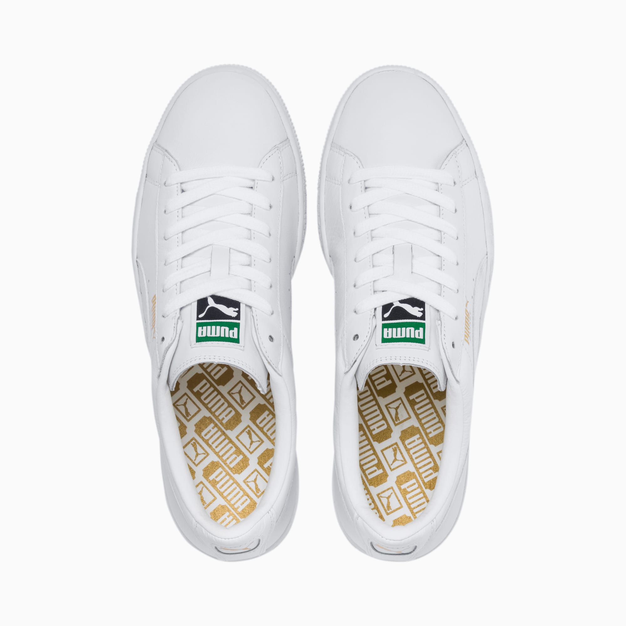 puma basket classic netted trainers