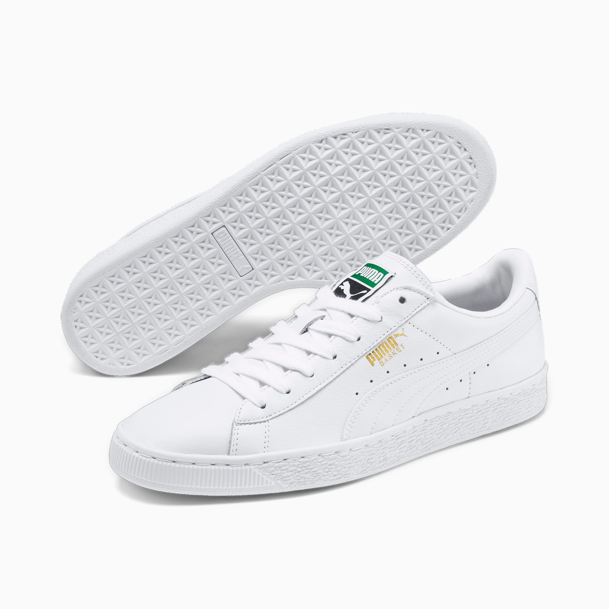 puma basket classic lfs trainers in white