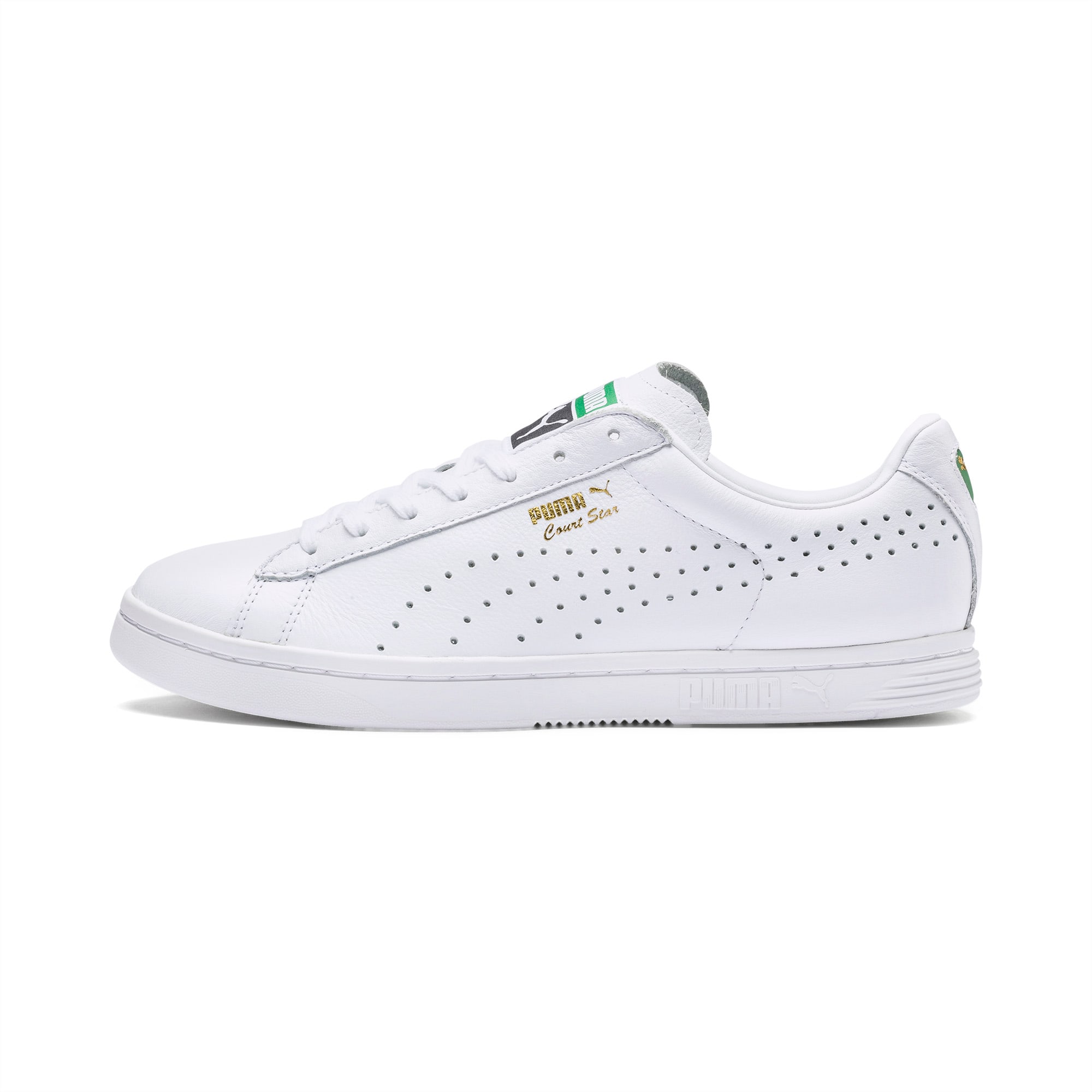 puma white court star sneakers