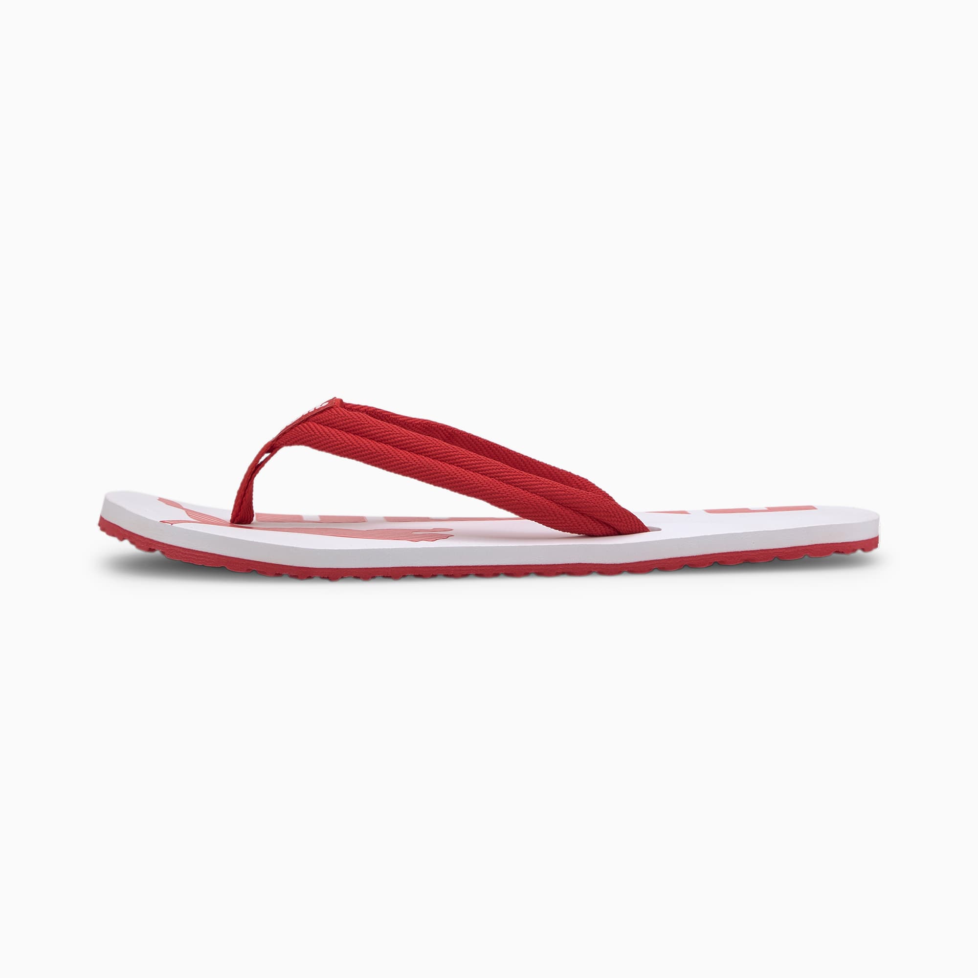 puma red eva flip flops