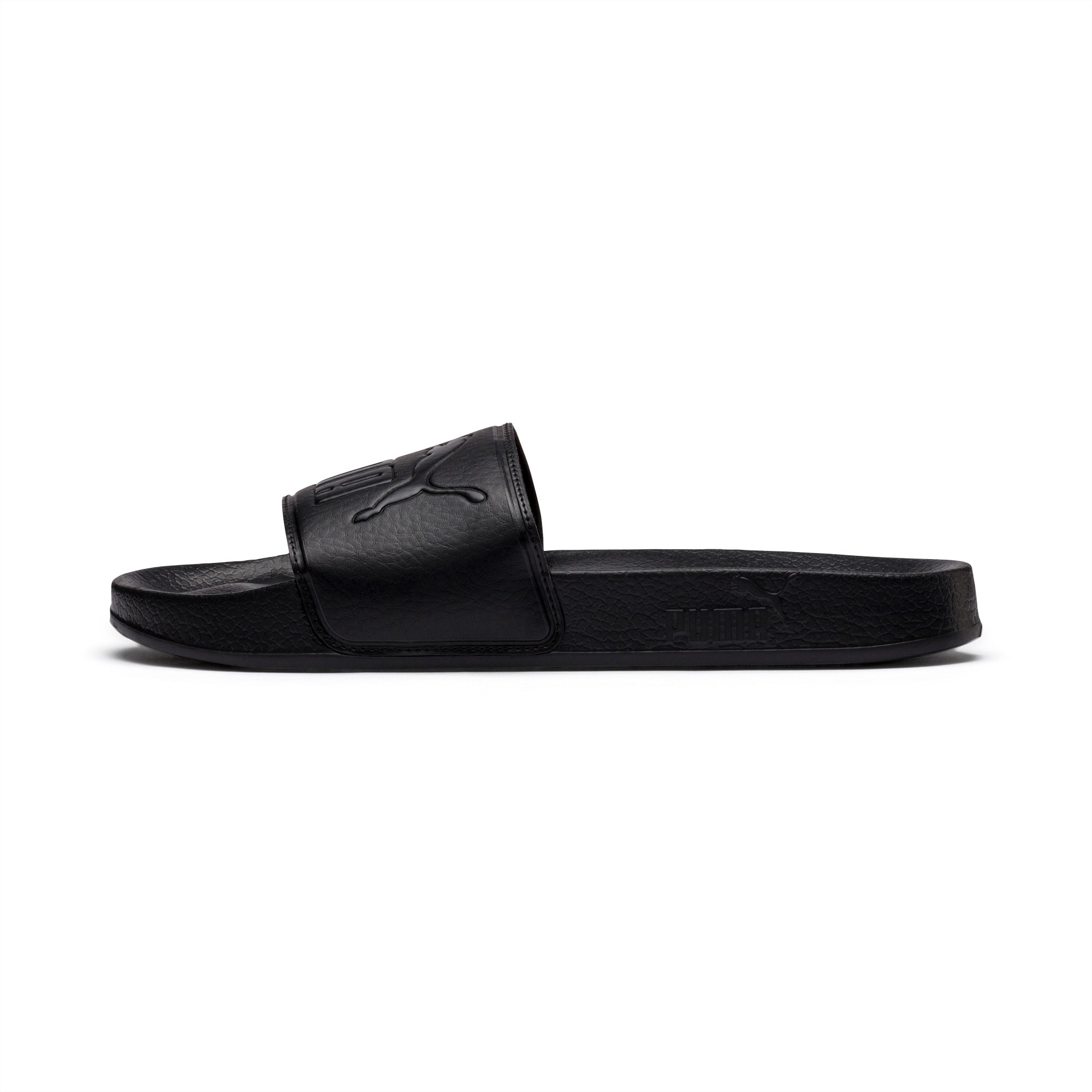 Leadcat Slide Sandals, Puma Black-Puma Black, large-SEA