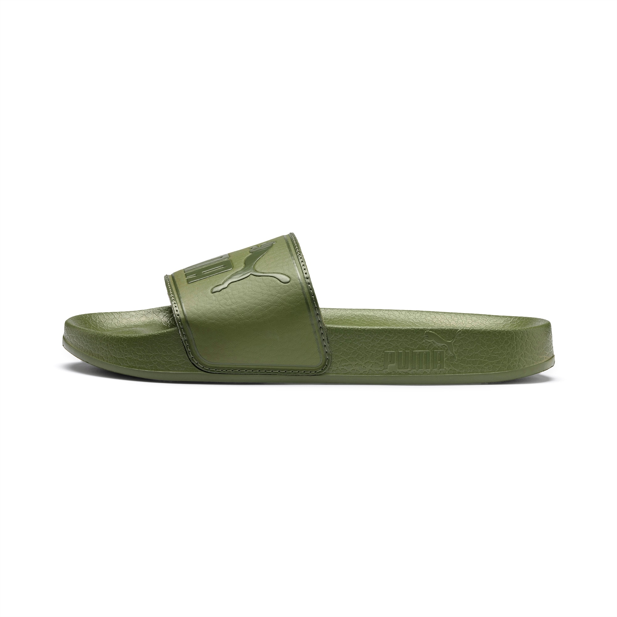 puma men's leadcat suede slide sandal