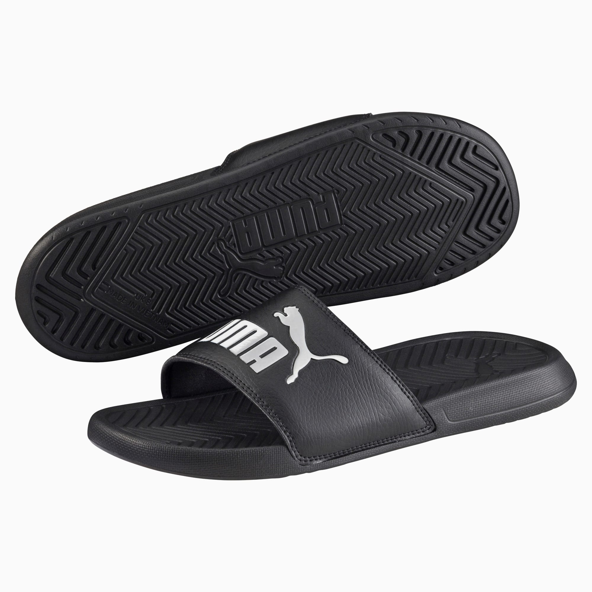Gray puma shop slides