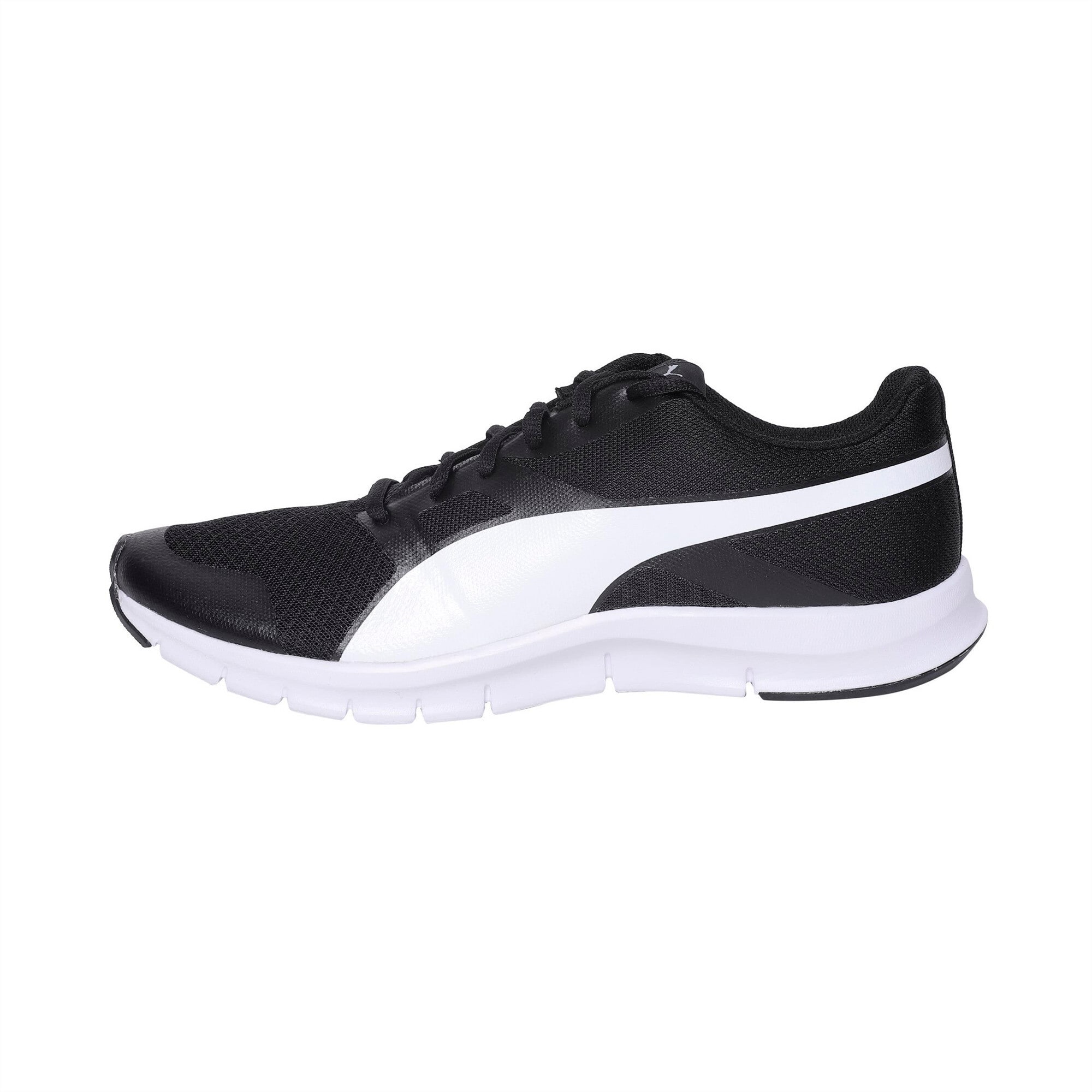 Flexracer Unisex Sneakers | black-white PUMA Shoes | PUMA