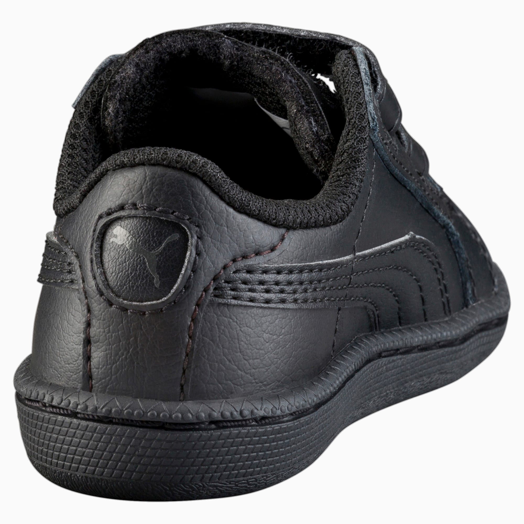 Puma smash top v2 black leather