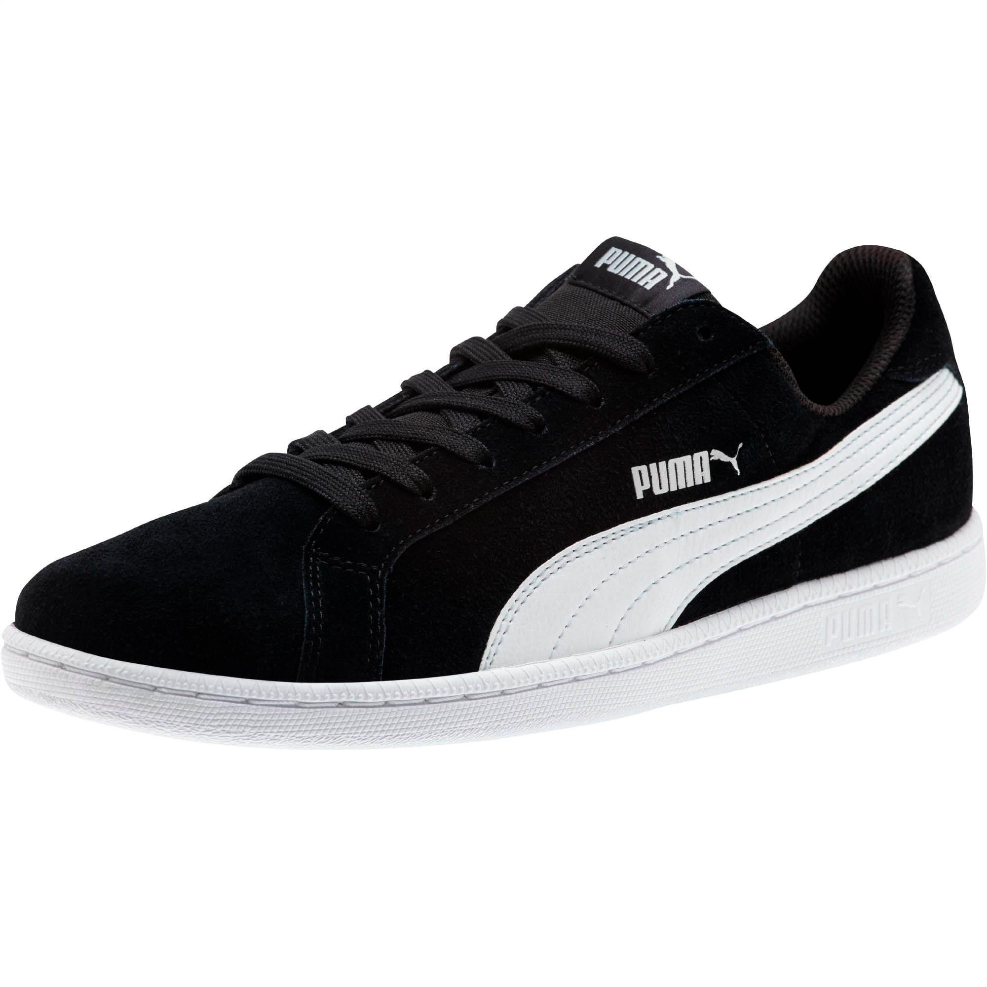 black puma tennis shoes