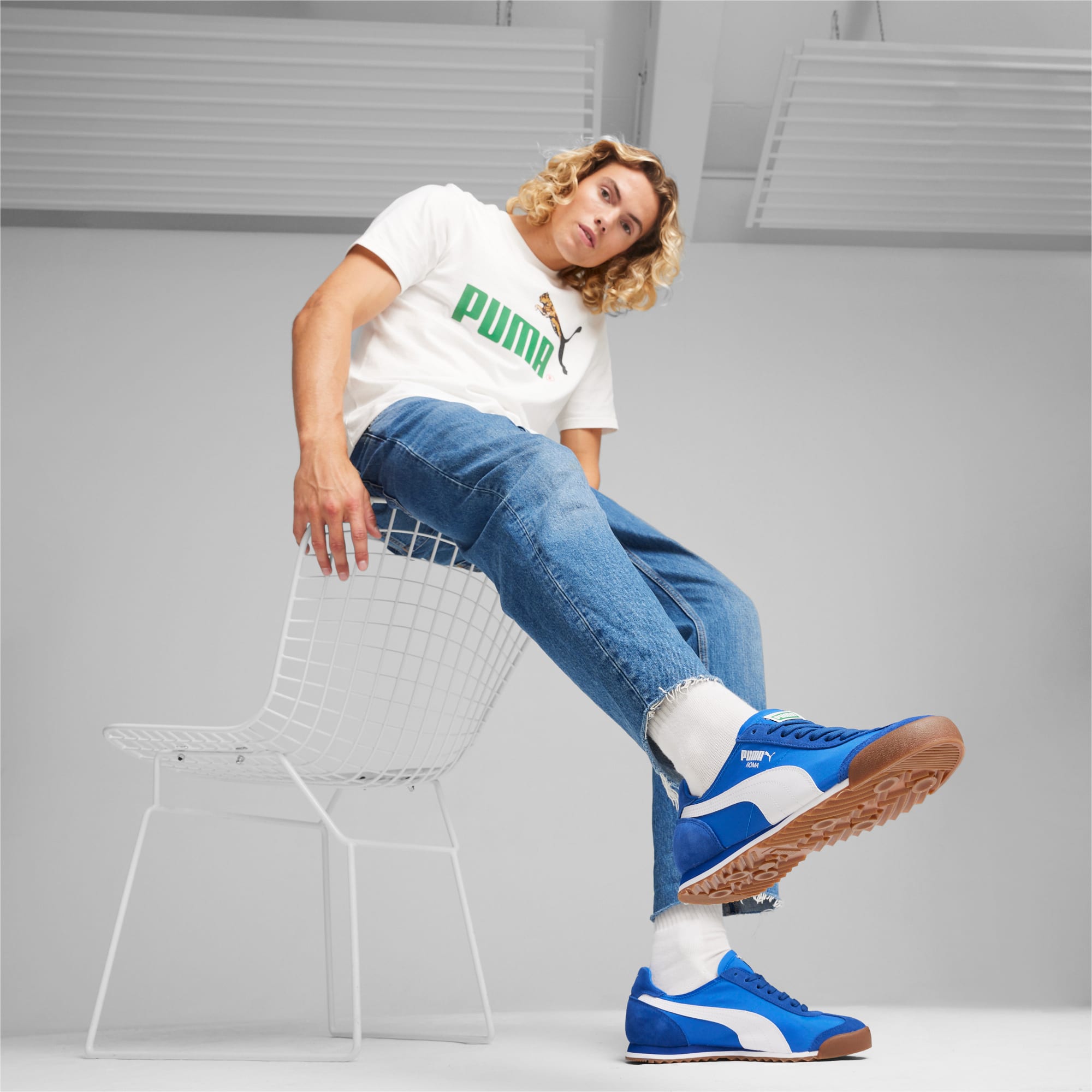 Tênis puma roma og nylon top