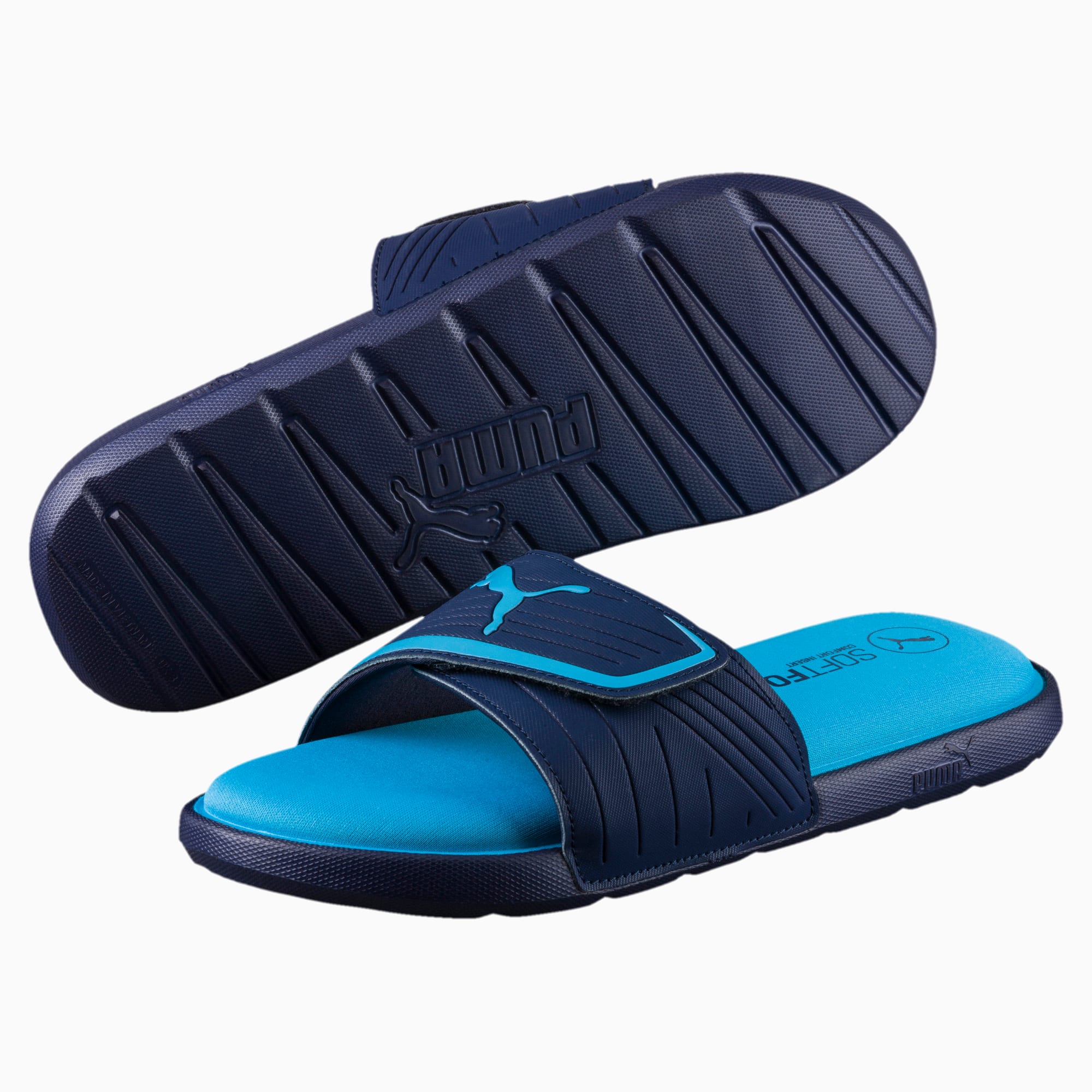 puma memory foam slides