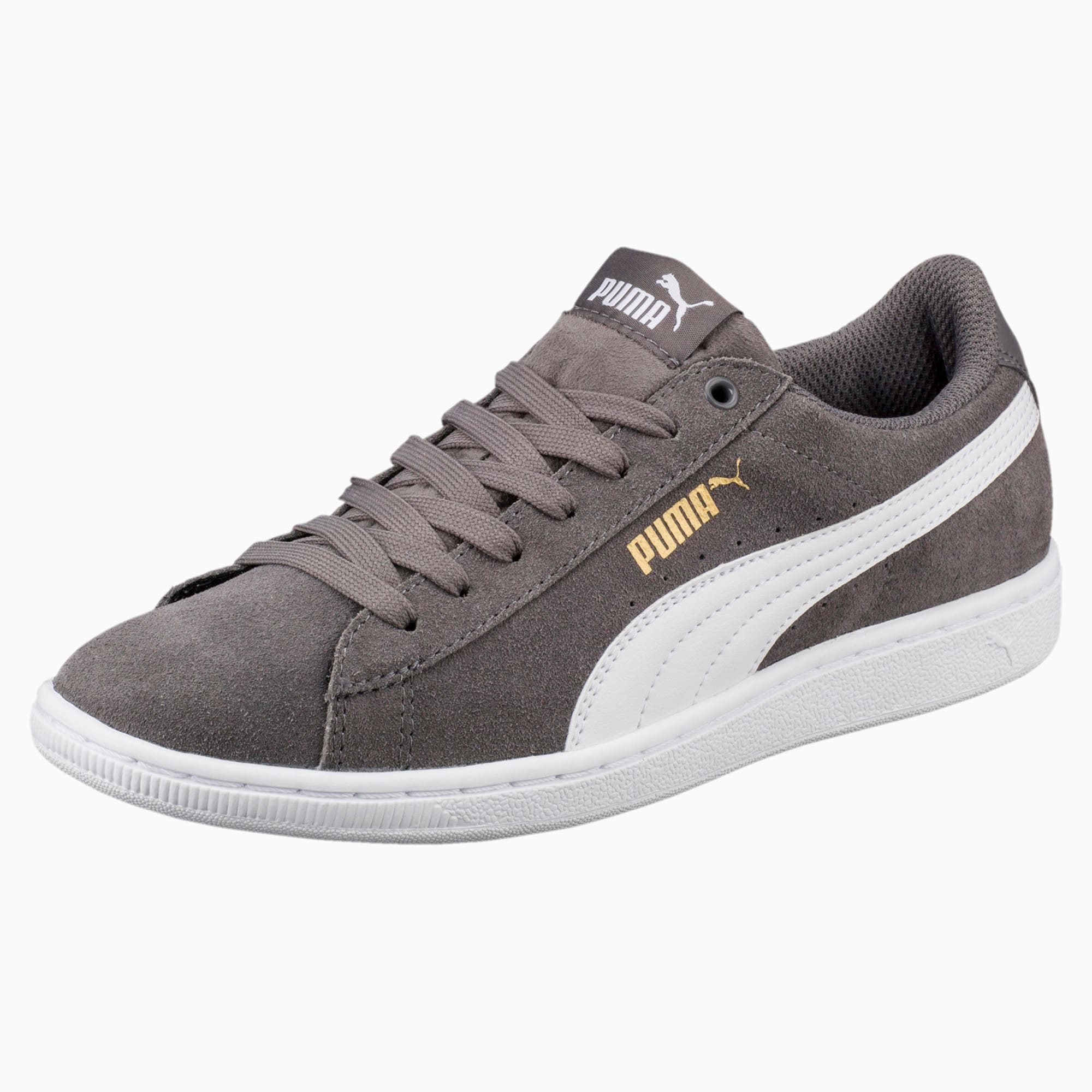 puma grey sneakers