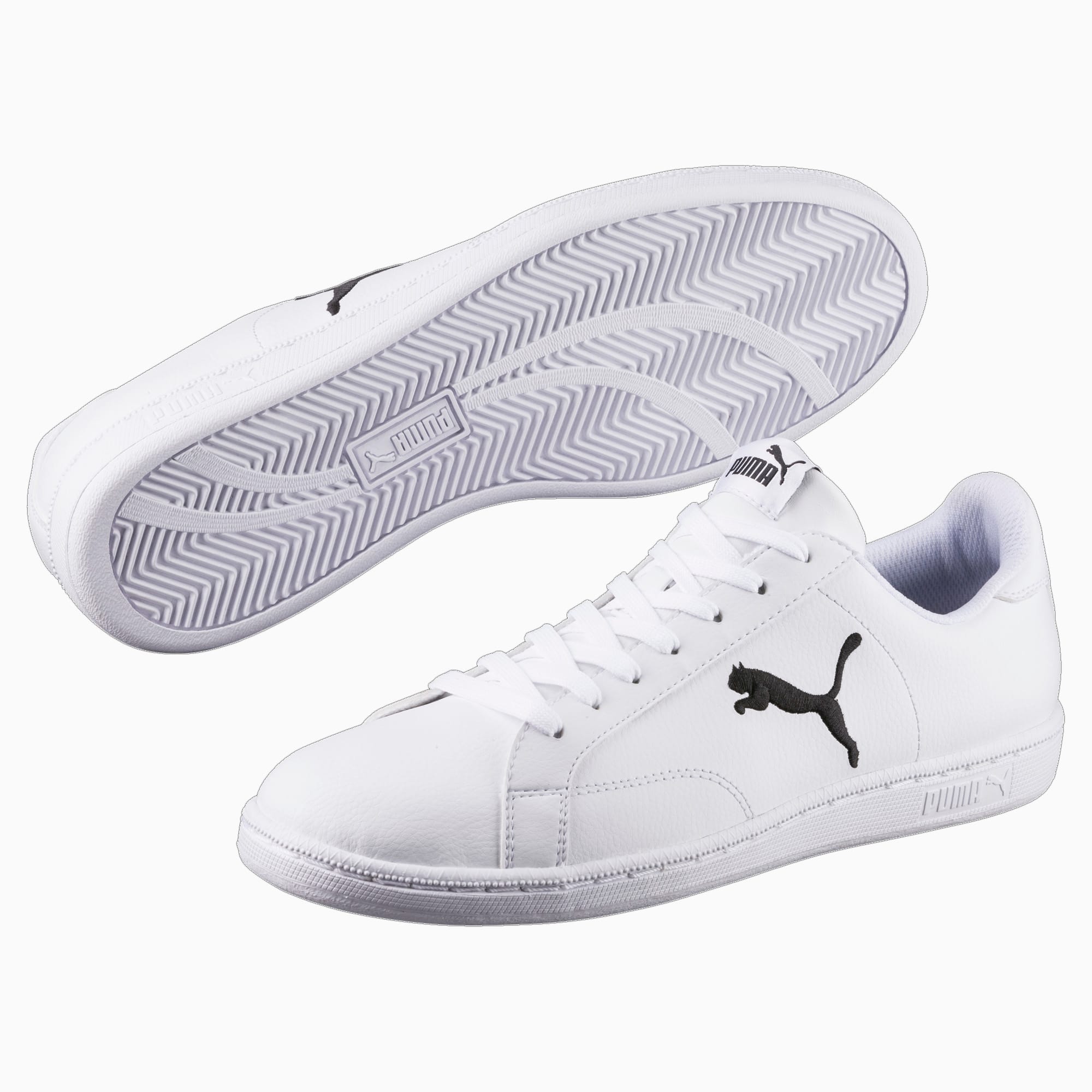 Smash Cat Leather Trainers | Puma White 